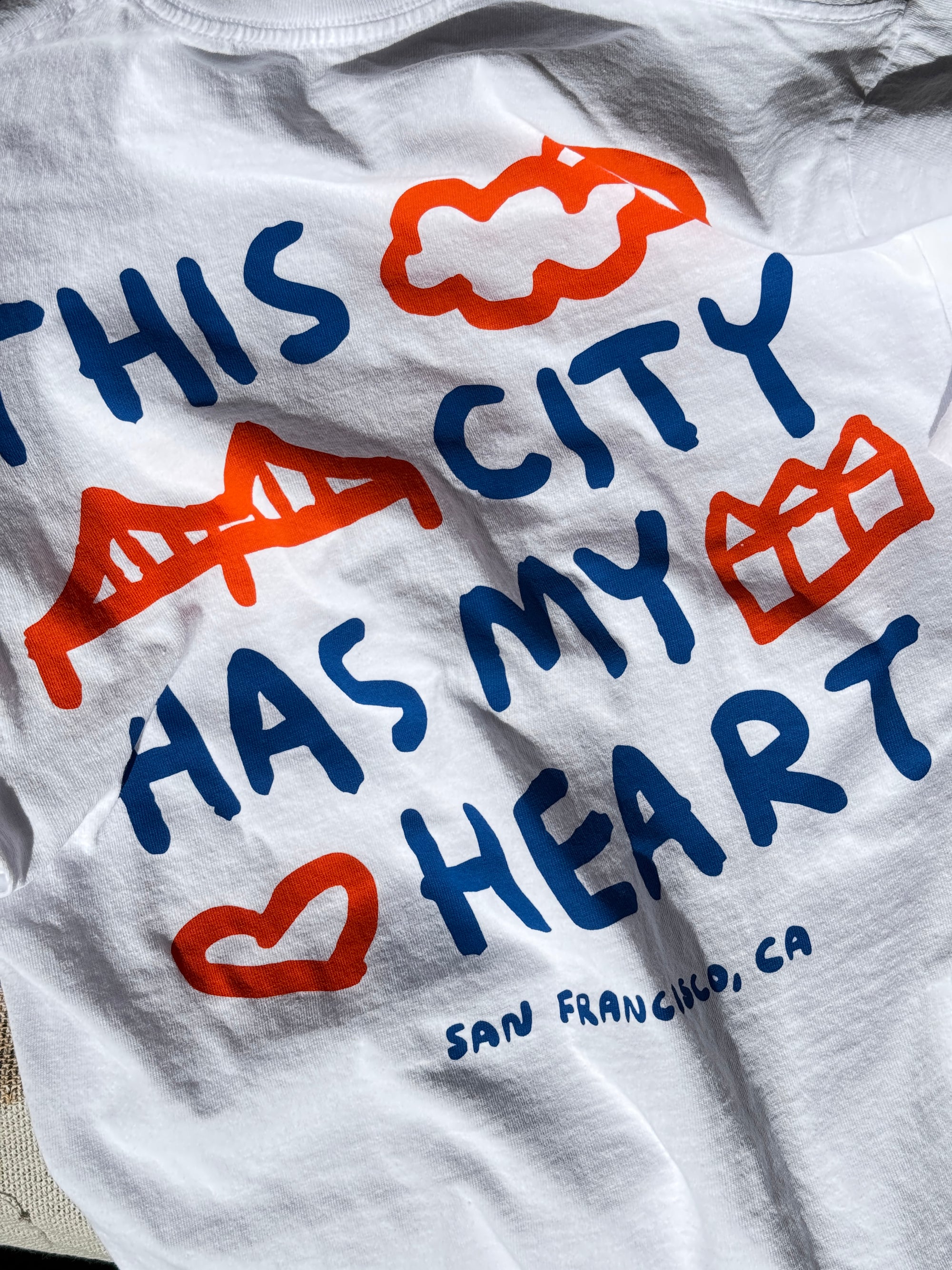 san francisco / this city has my heart - short sleeve tee