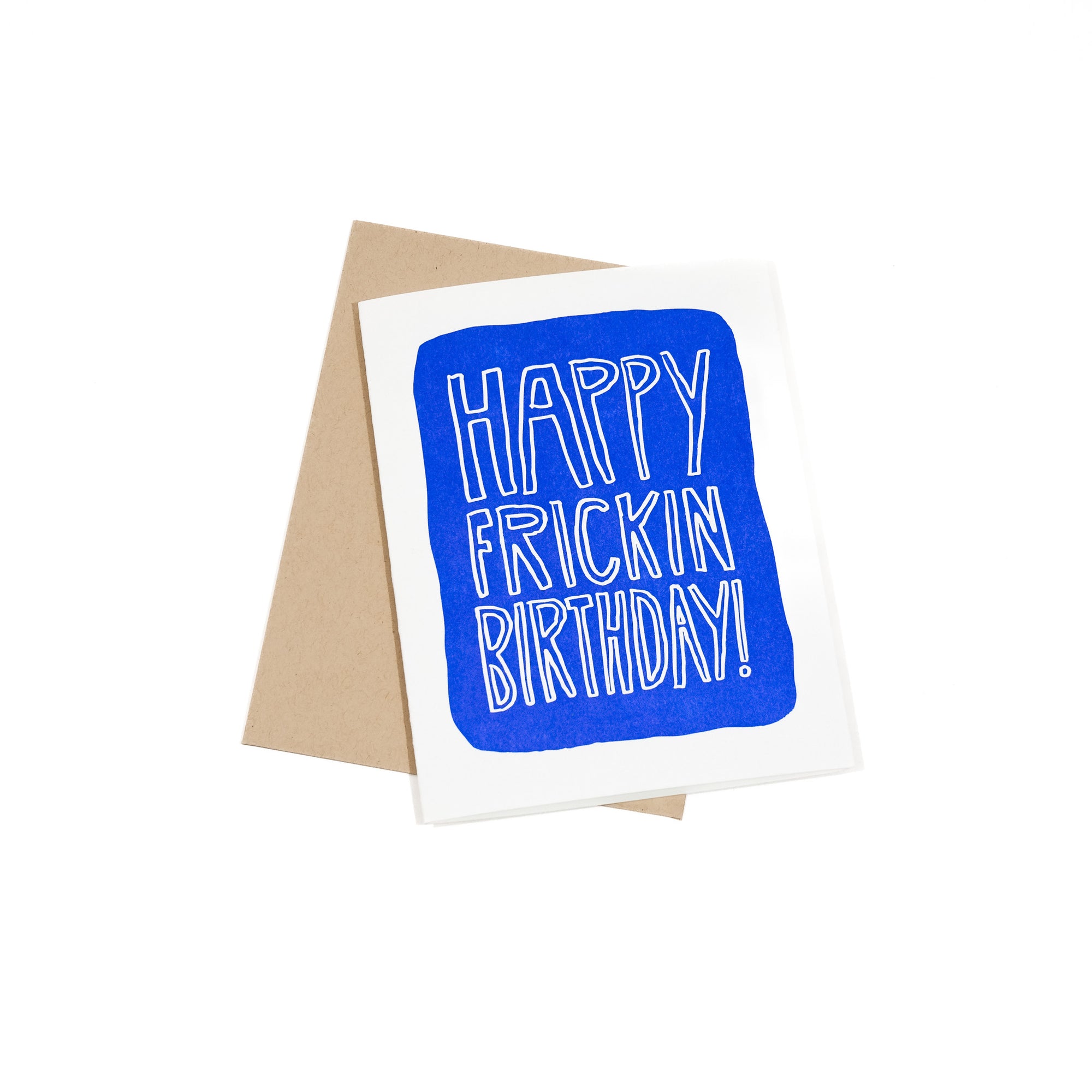 happy frickin birthday greeting card
