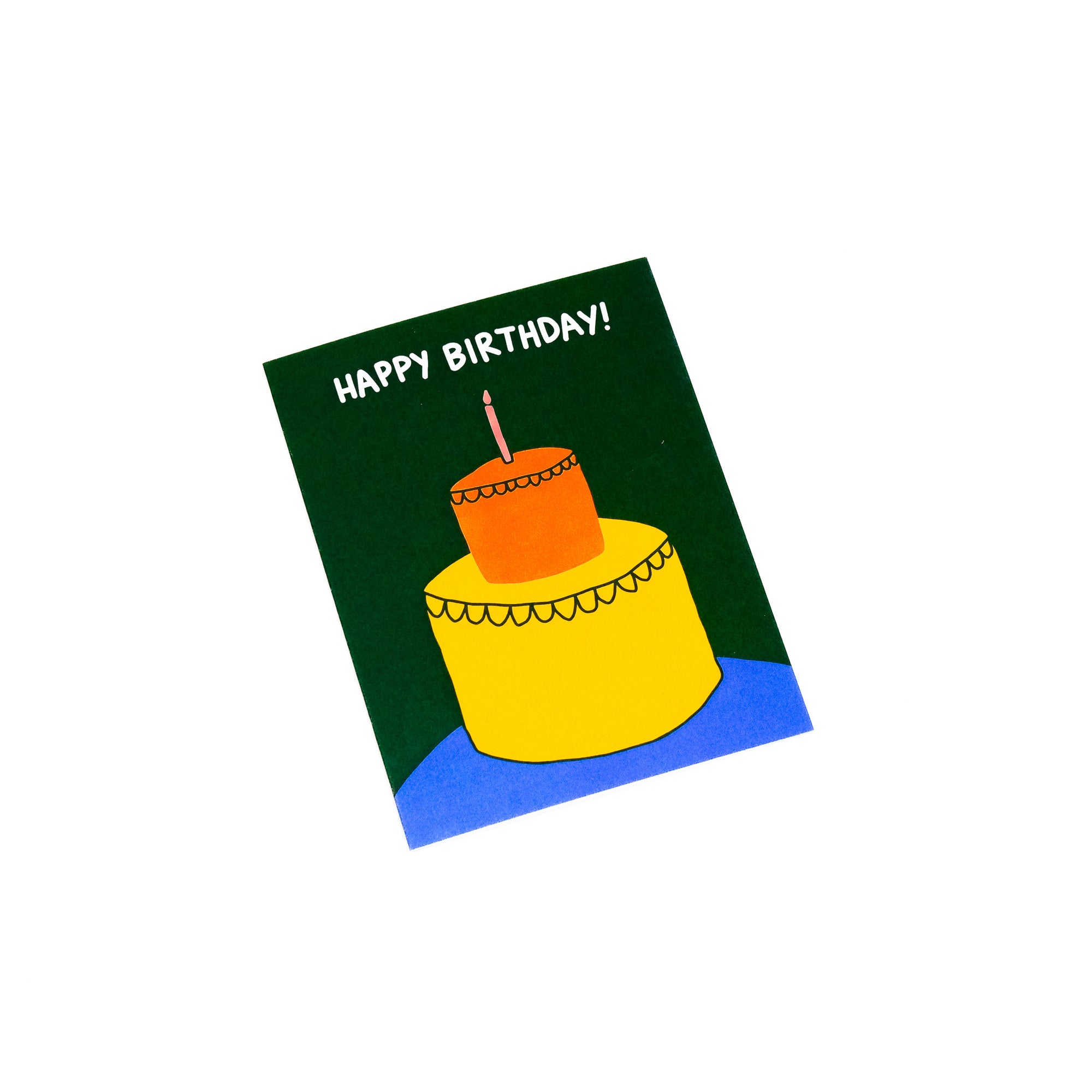 birthday cake greeting card
