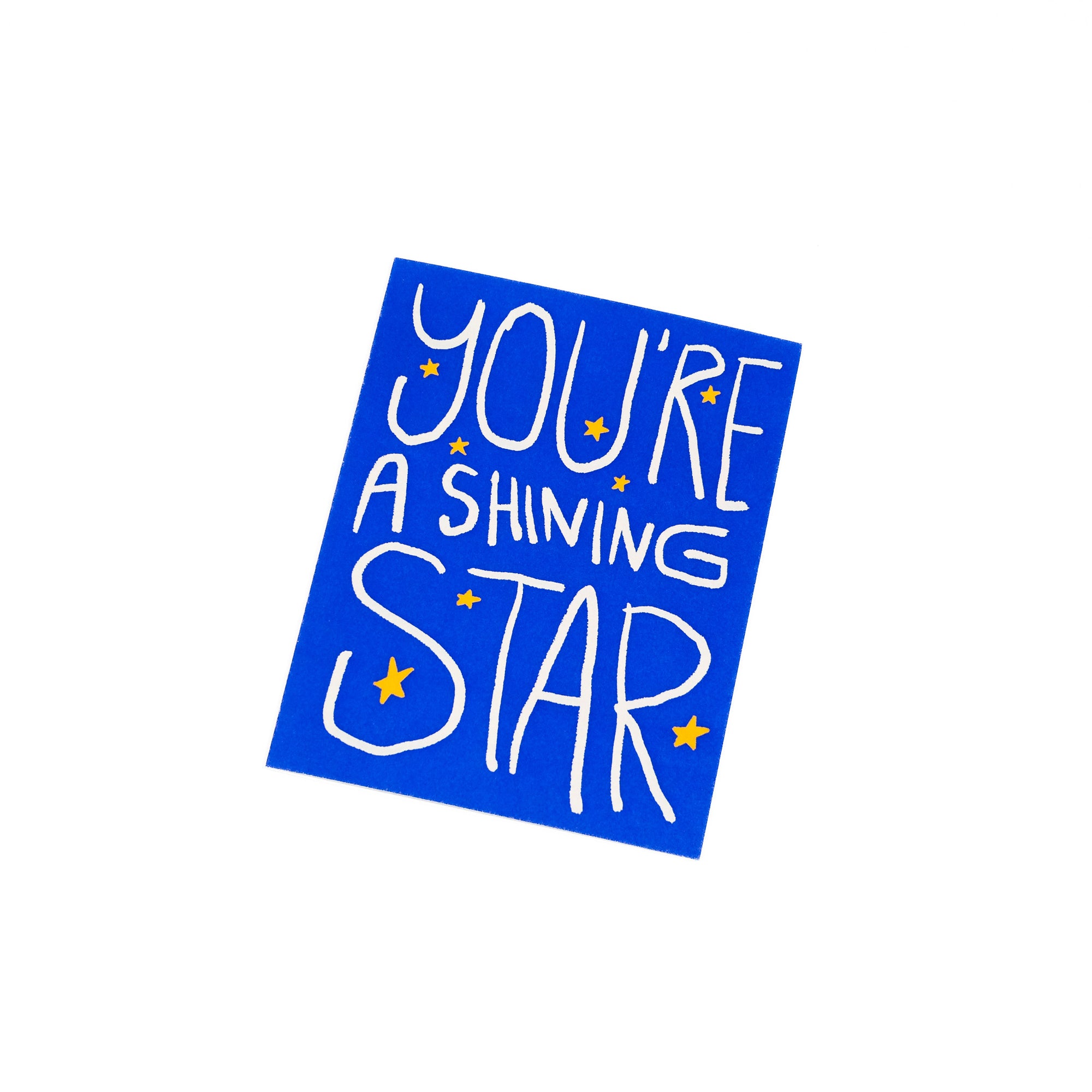 you're a shining star greeting card
