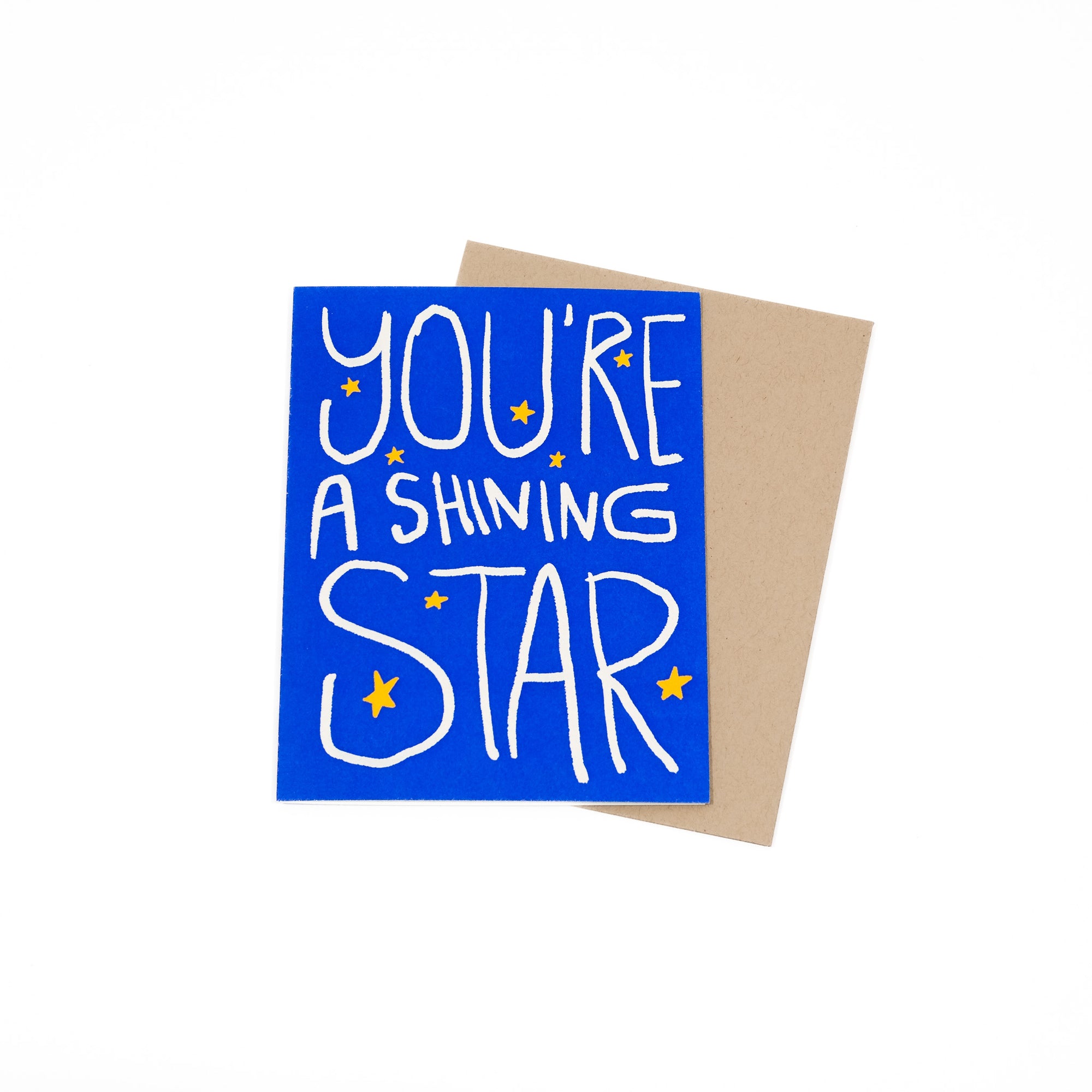 you're a shining star greeting card