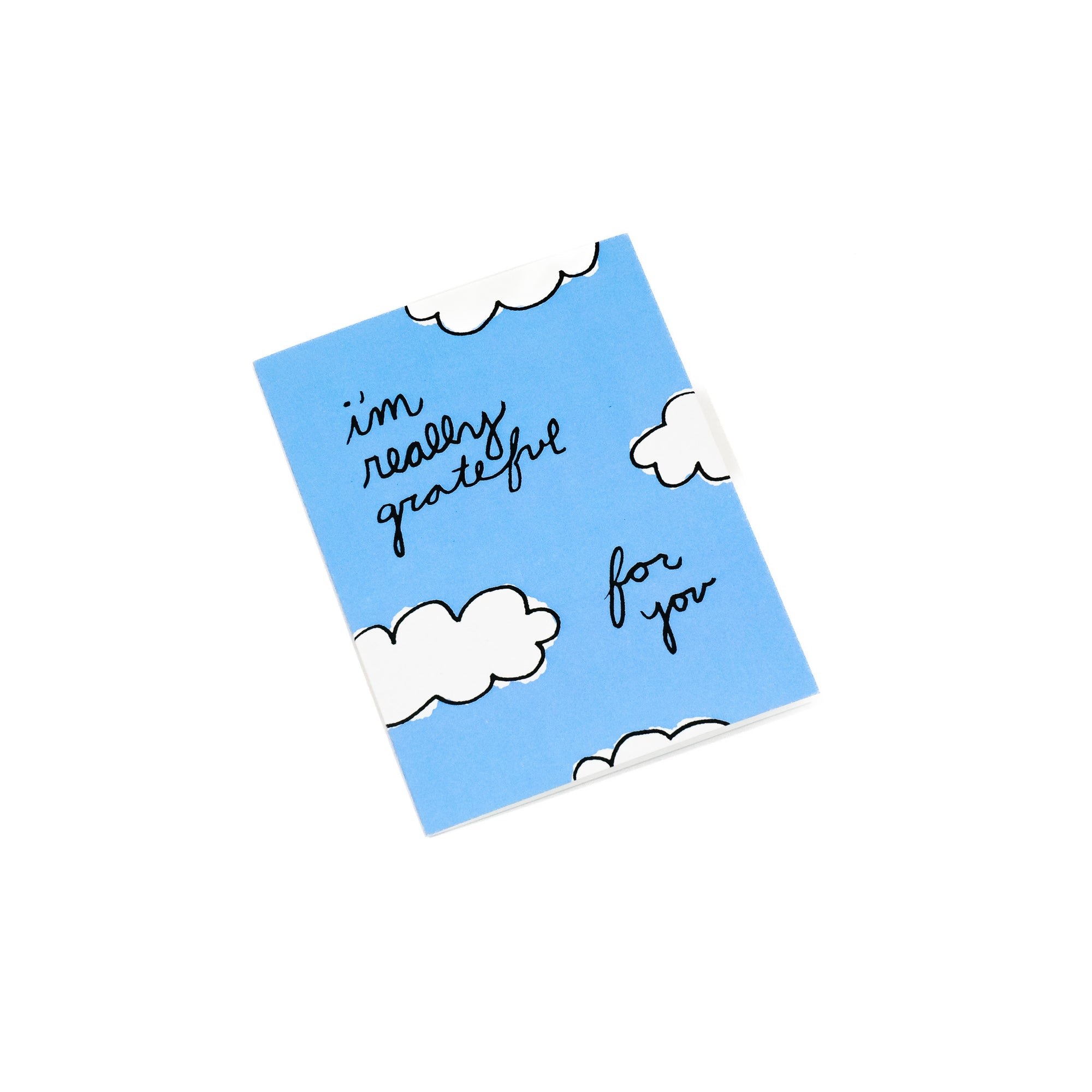i'm really grateful for you greeting card