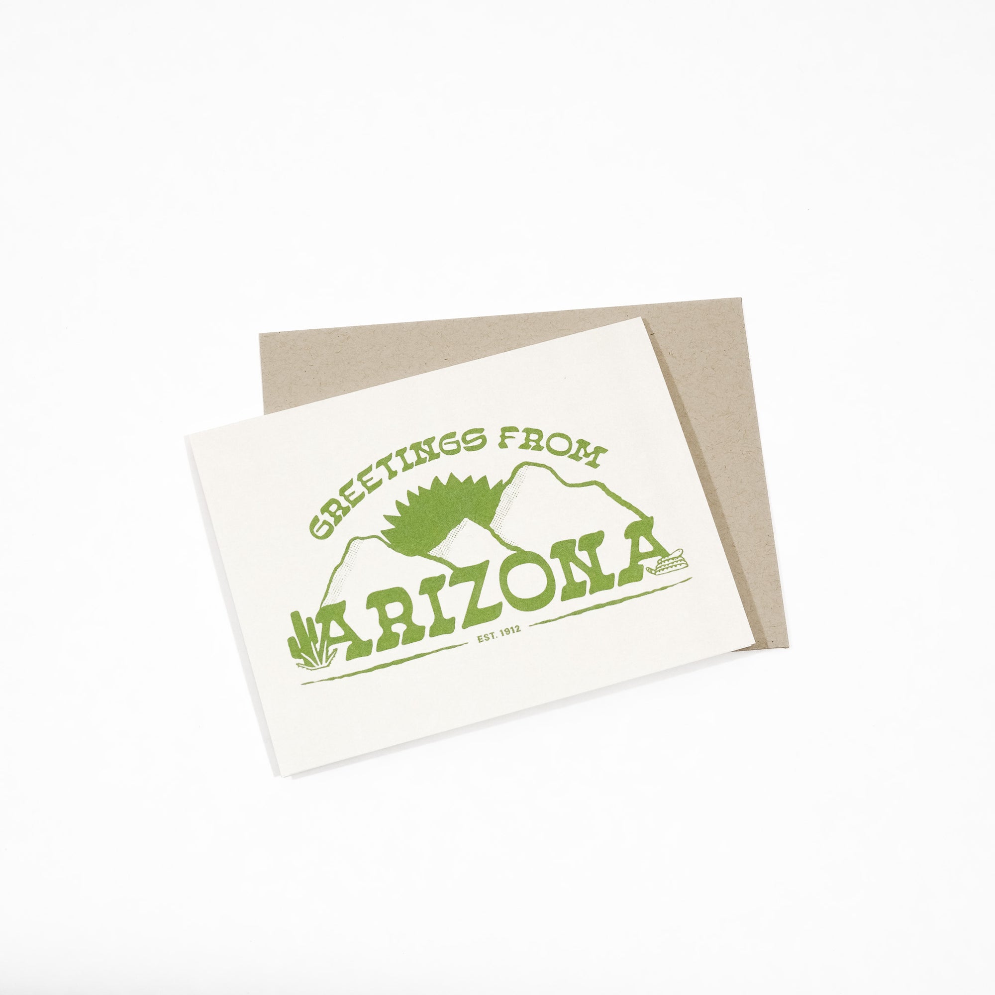 greetings from arizona card