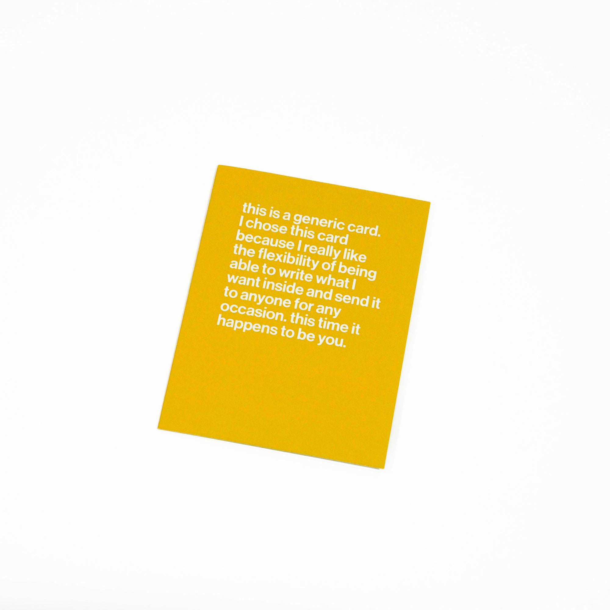 generic greeting card