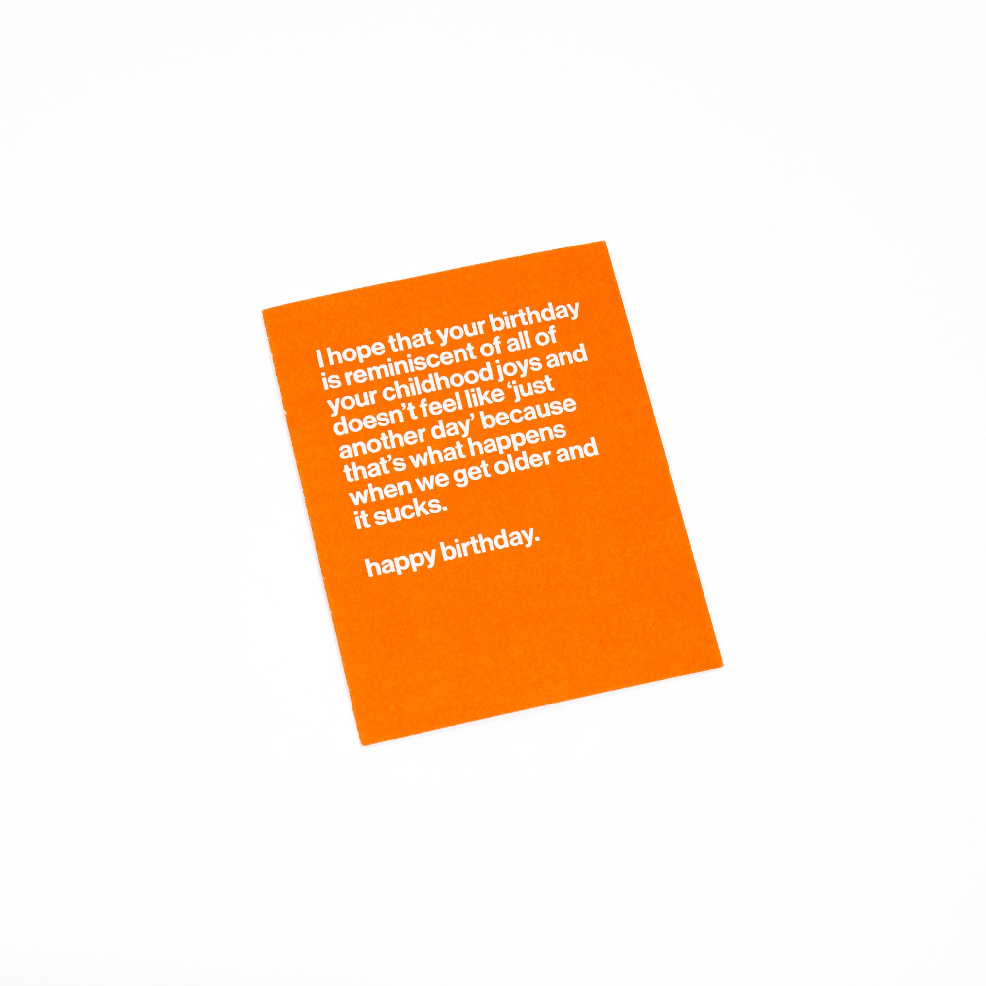 cynic birthday greeting card