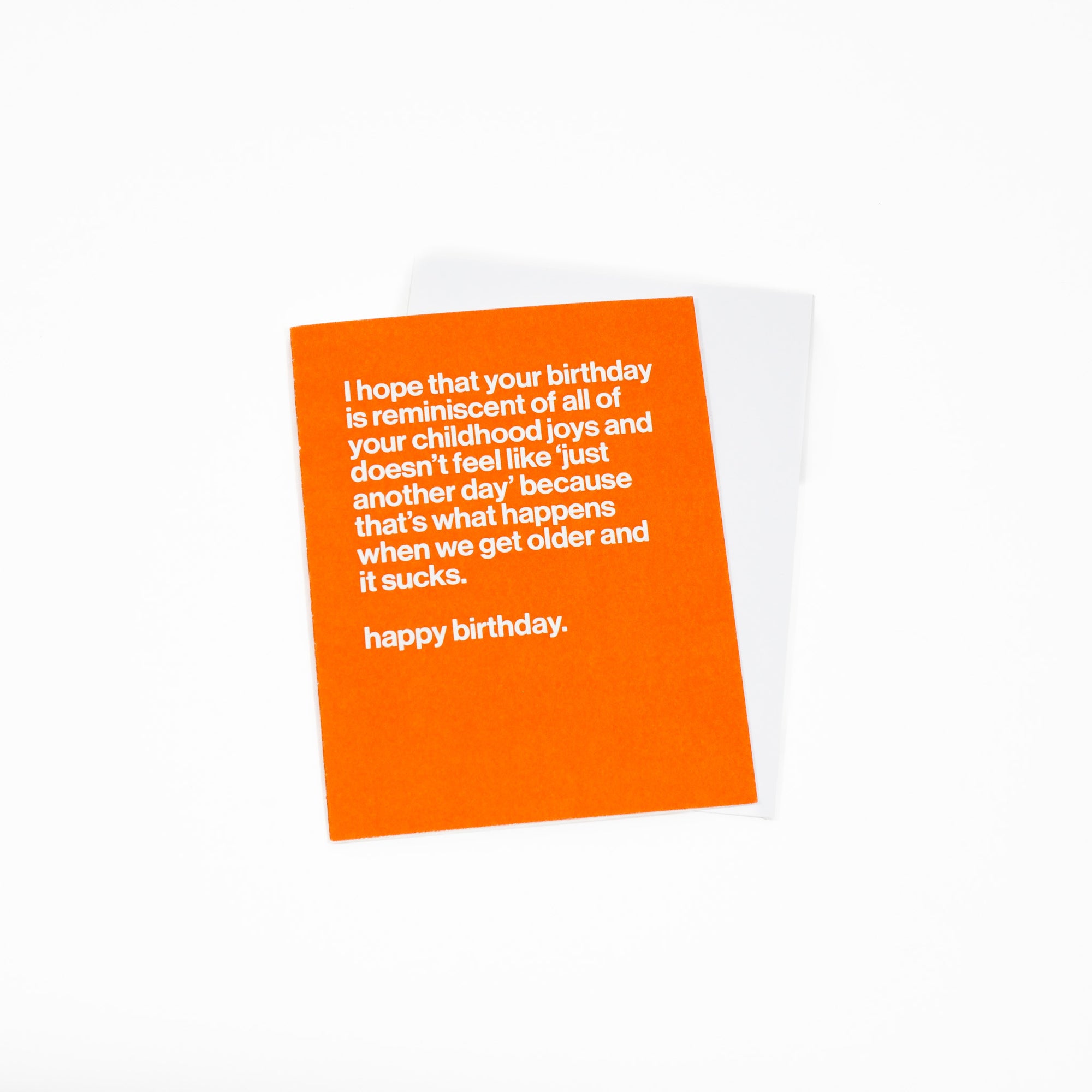 cynic birthday greeting card