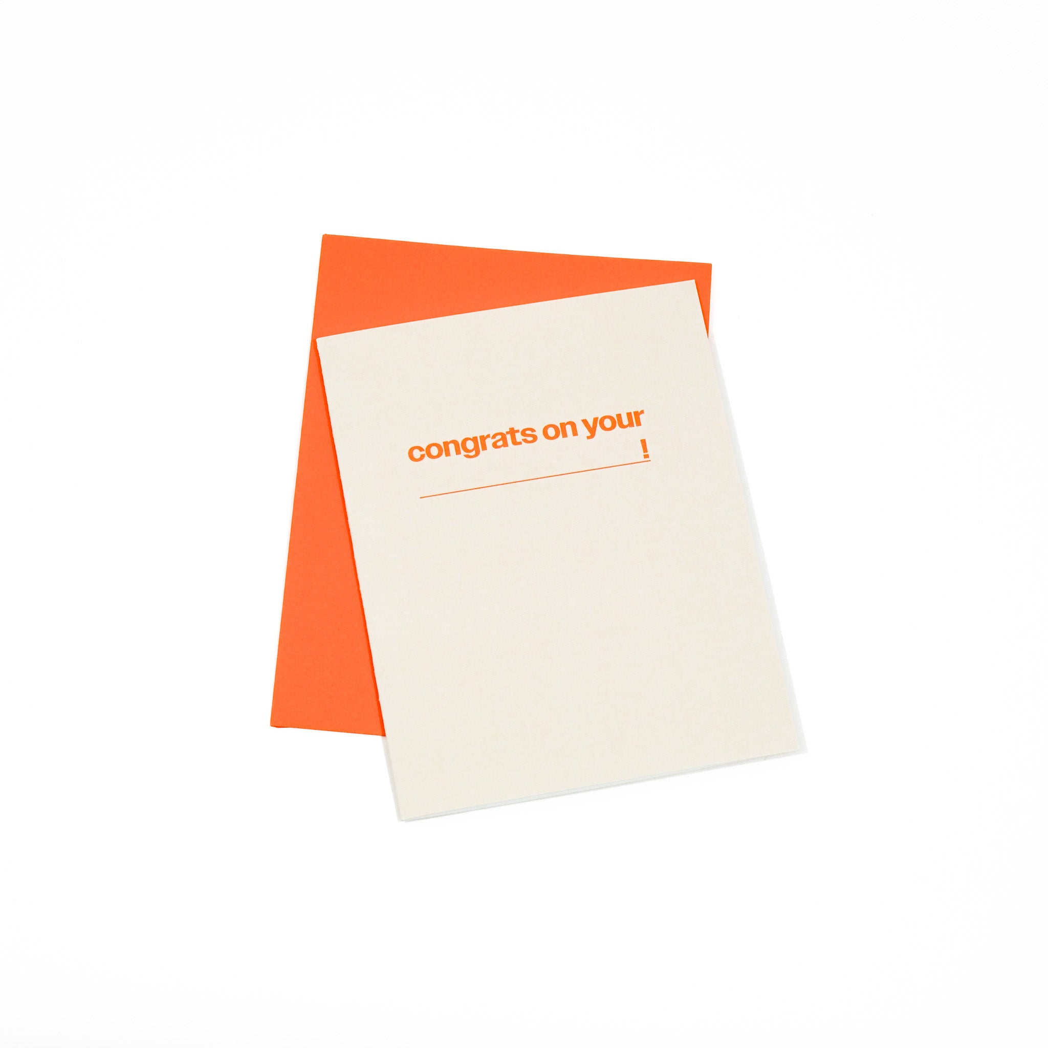 congrats on your (blank) greeting card