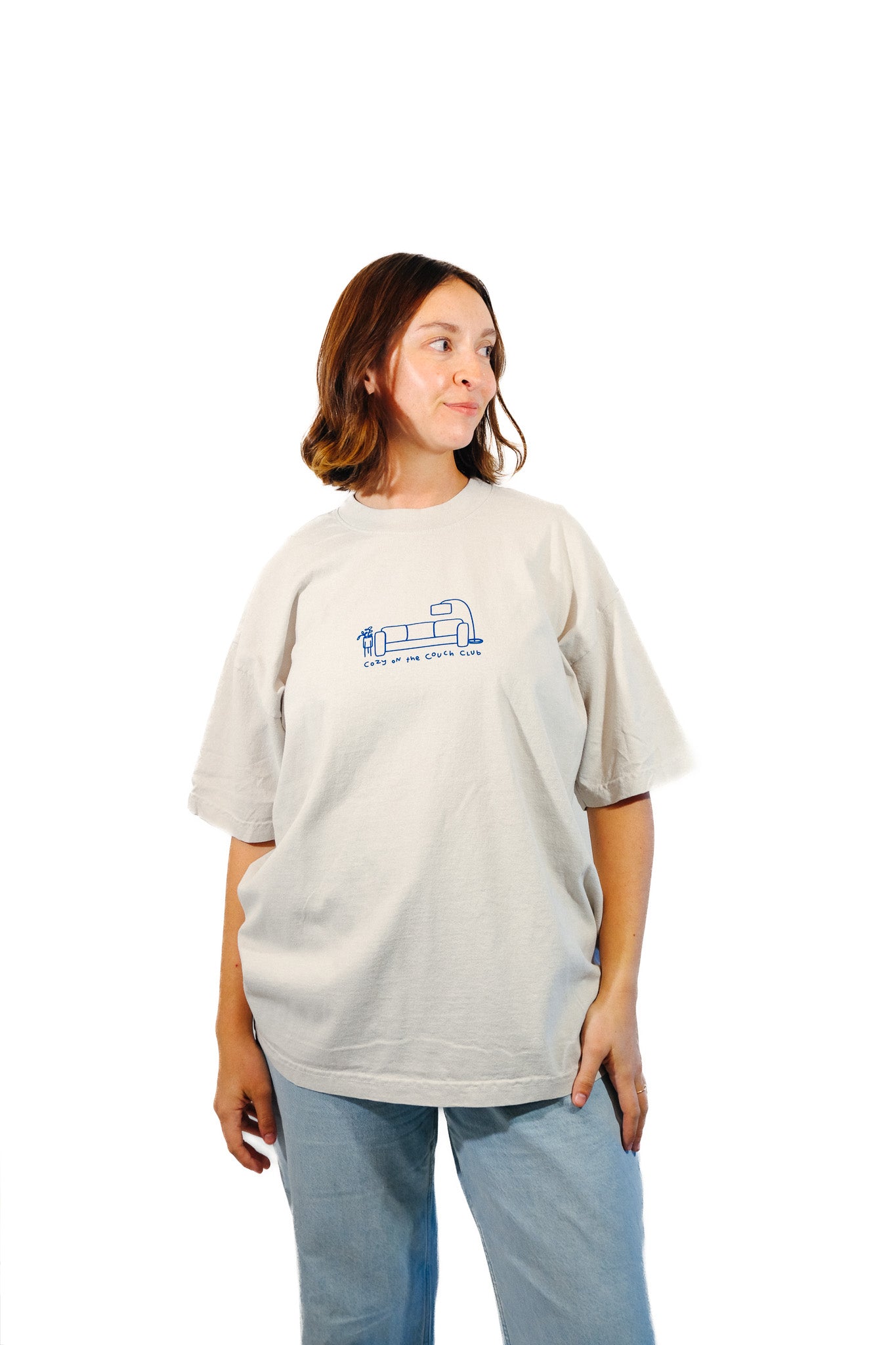 cozy on the couch club - short sleeve