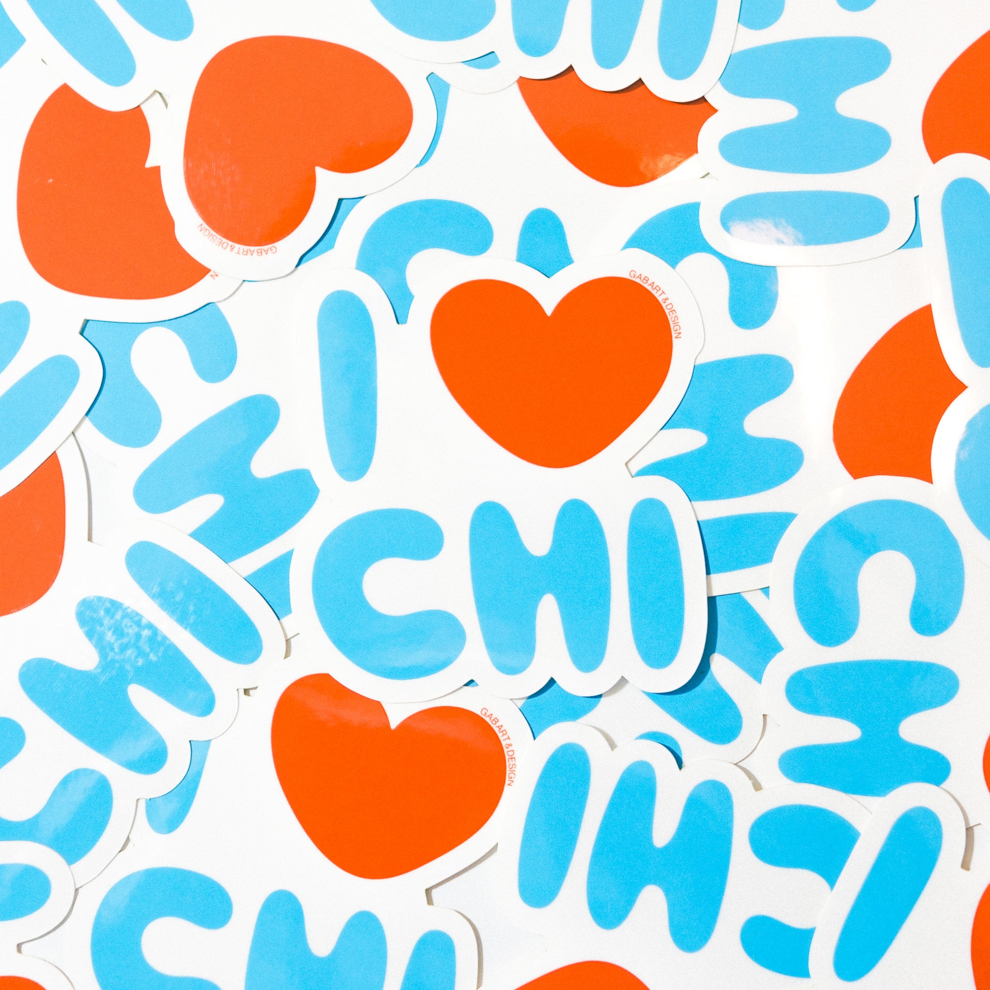 I ♥ CHI sticker