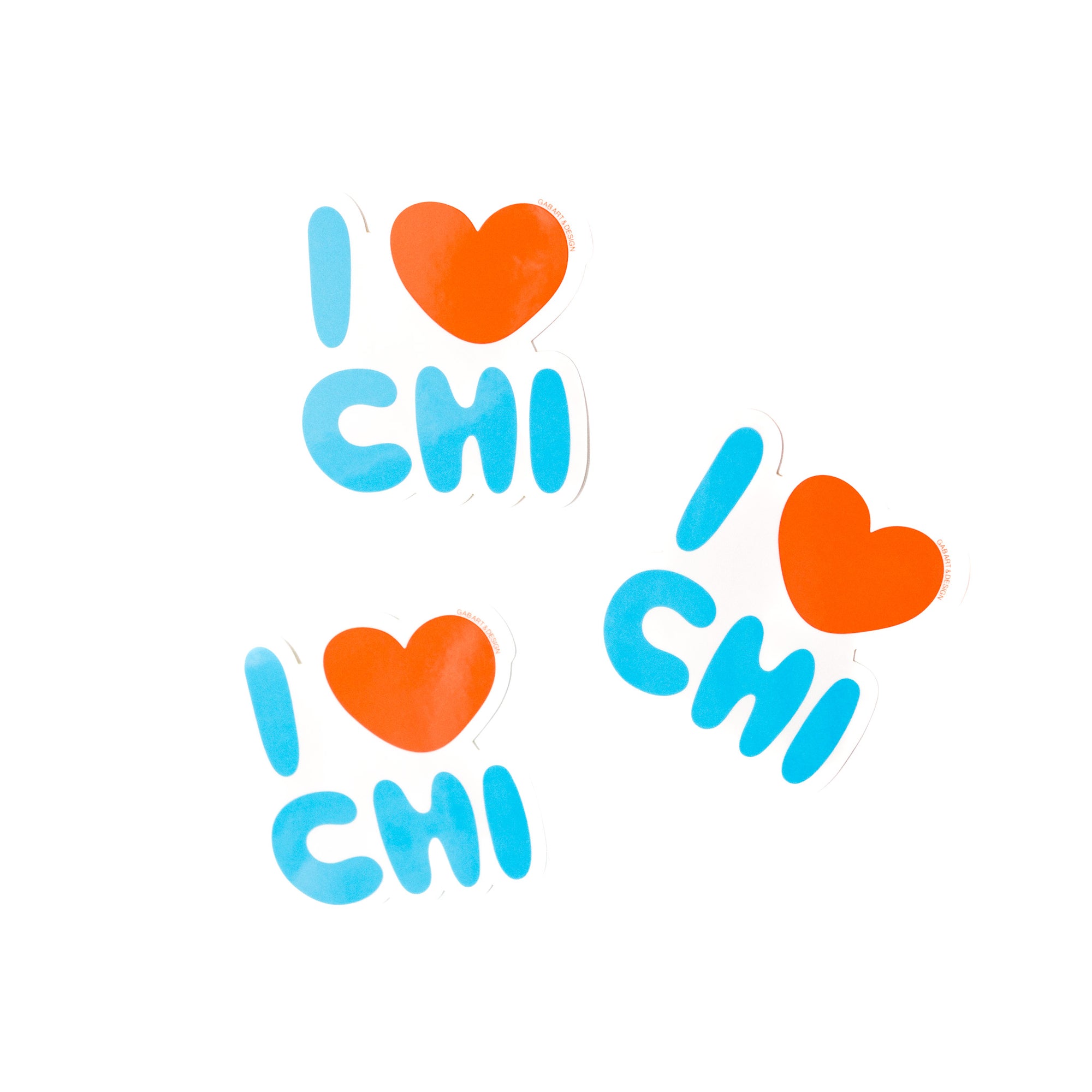 I ♥ CHI sticker