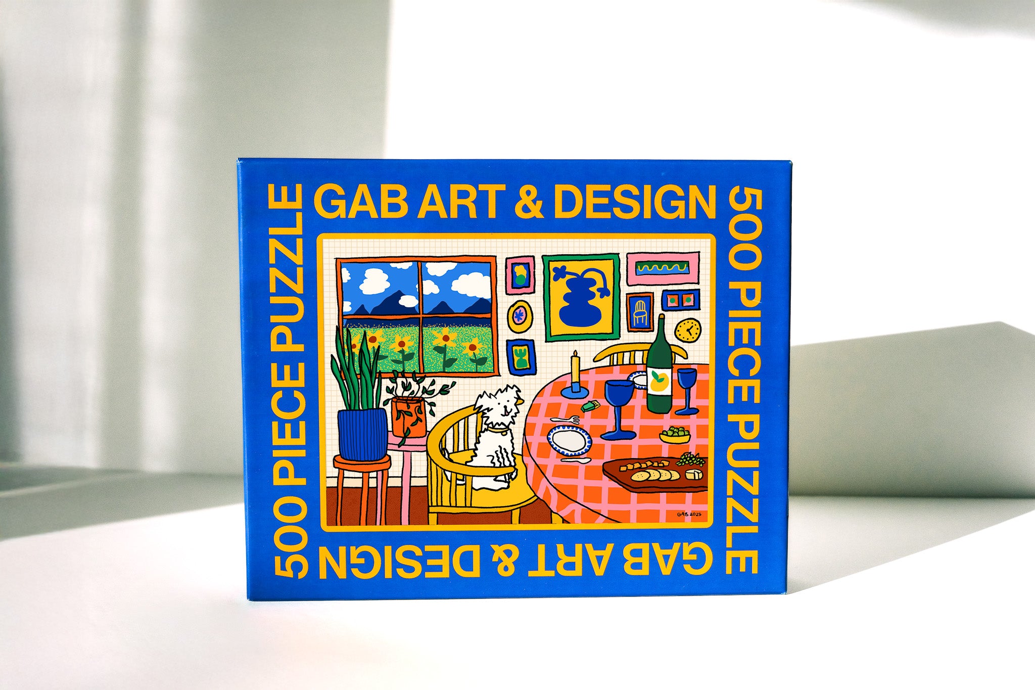 happy home illustrated jigsaw puzzle
