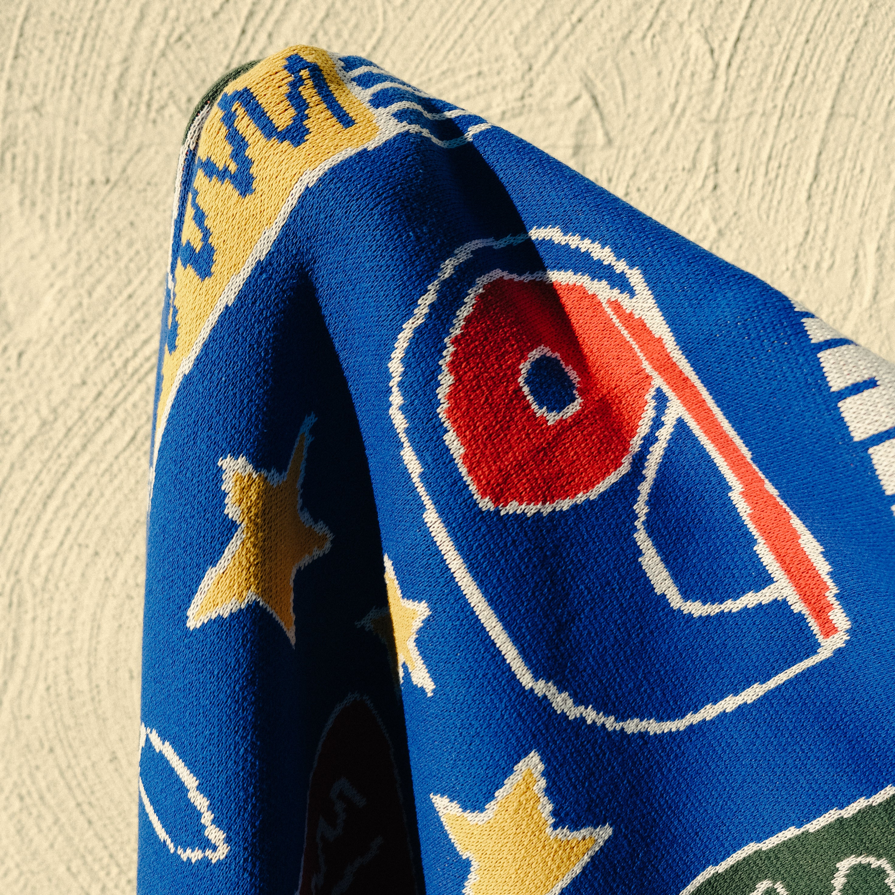 arts & crafts knit blanket