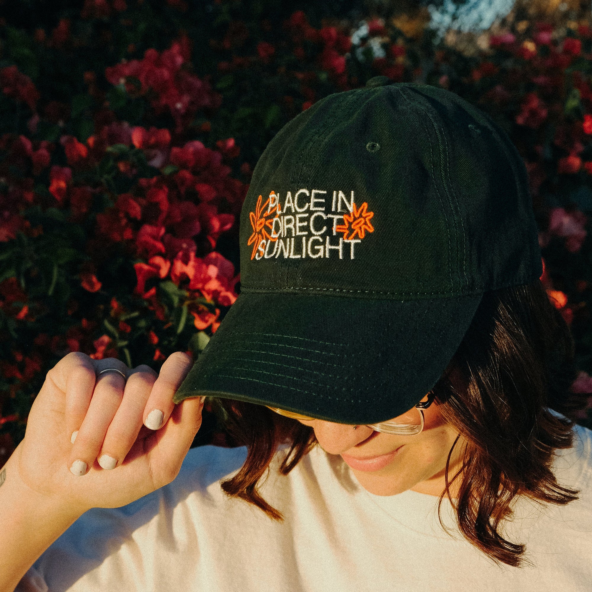 place in direct sunlight hat