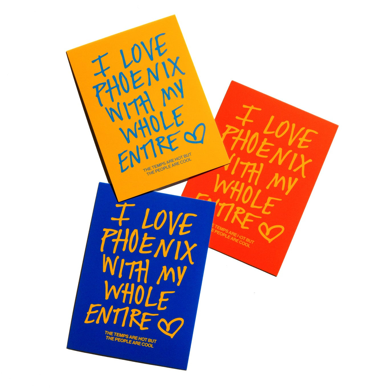 I love phoenix postcard print