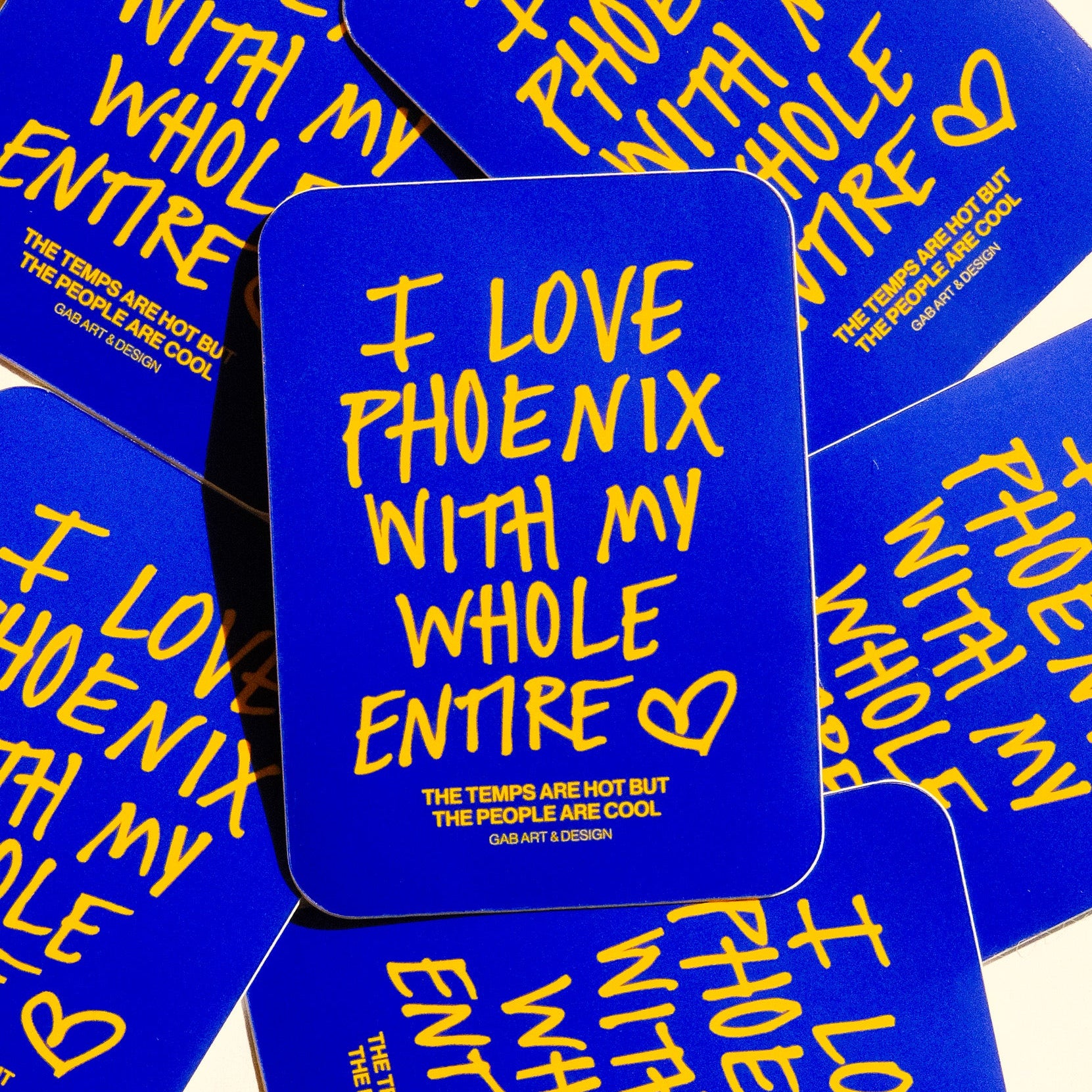 I love phoenix sticker