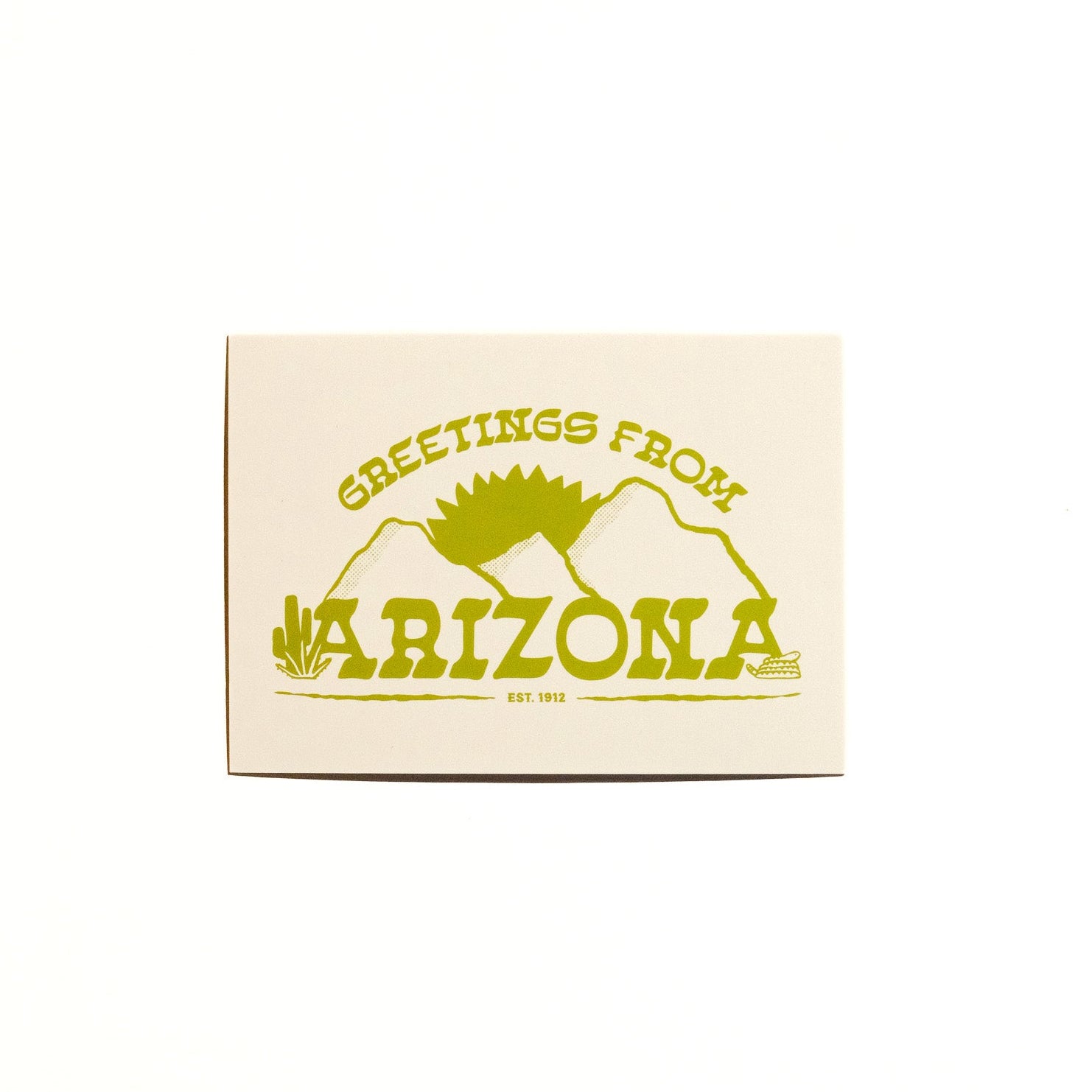 greetings from arizona postcard print