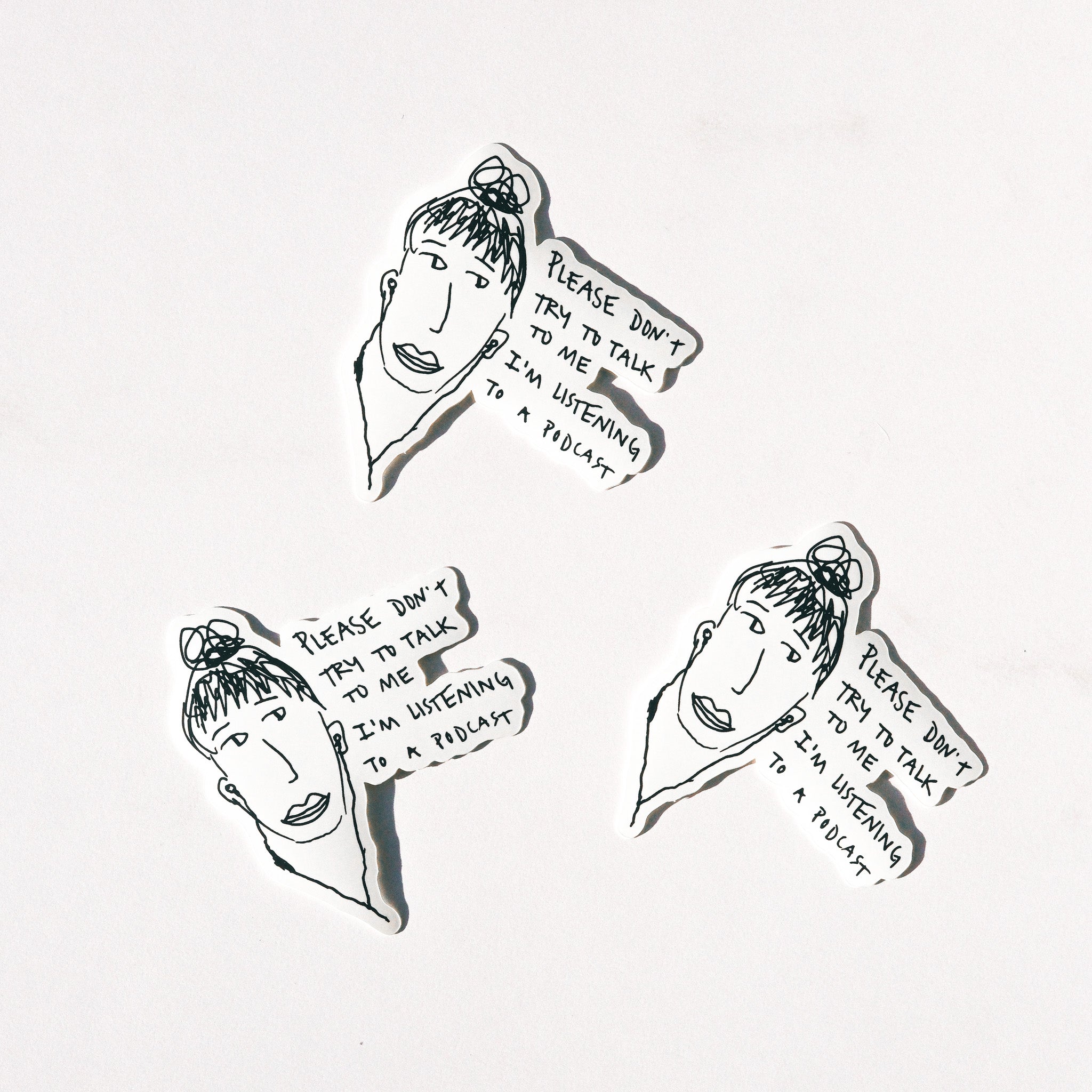 podcast sticker