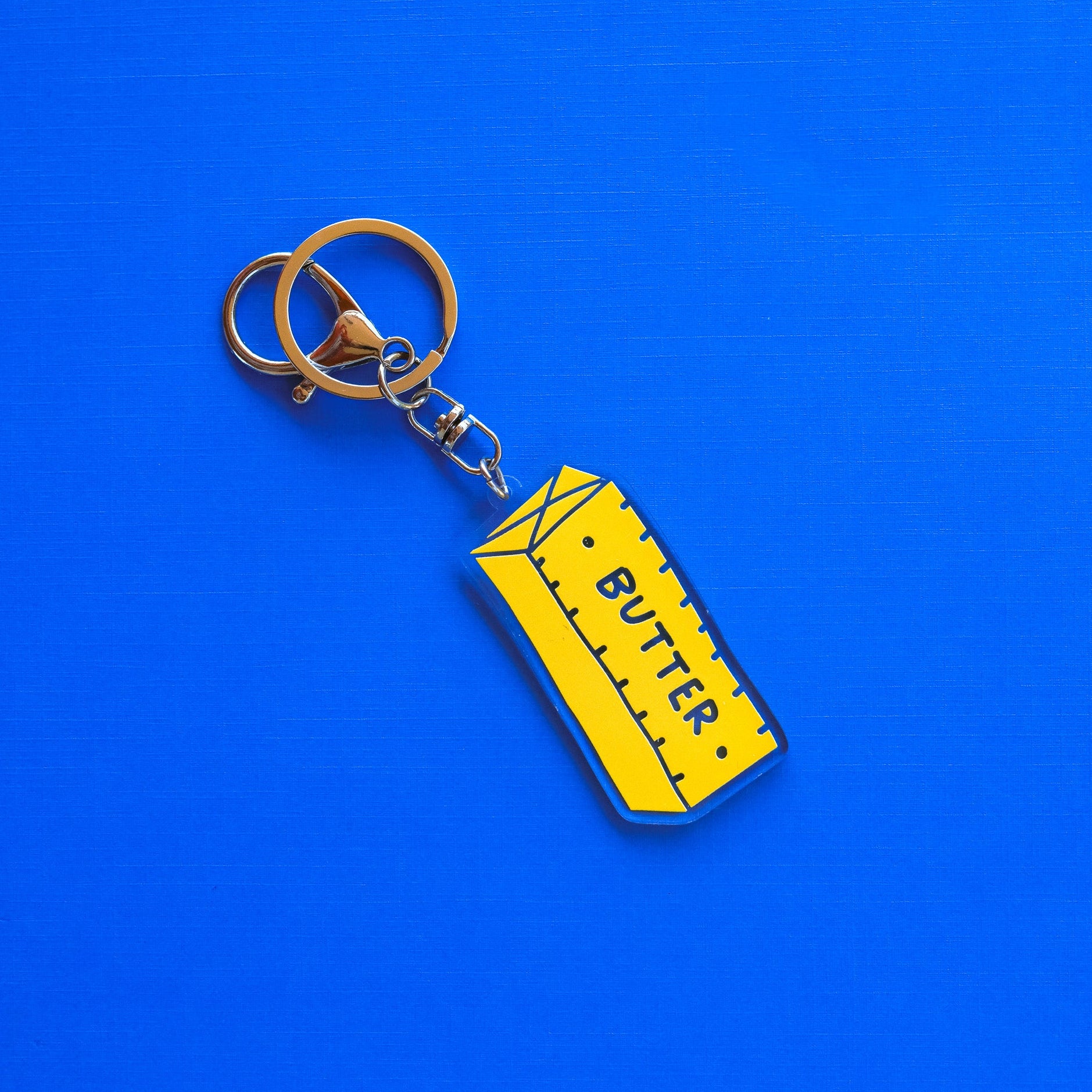 butter keychain