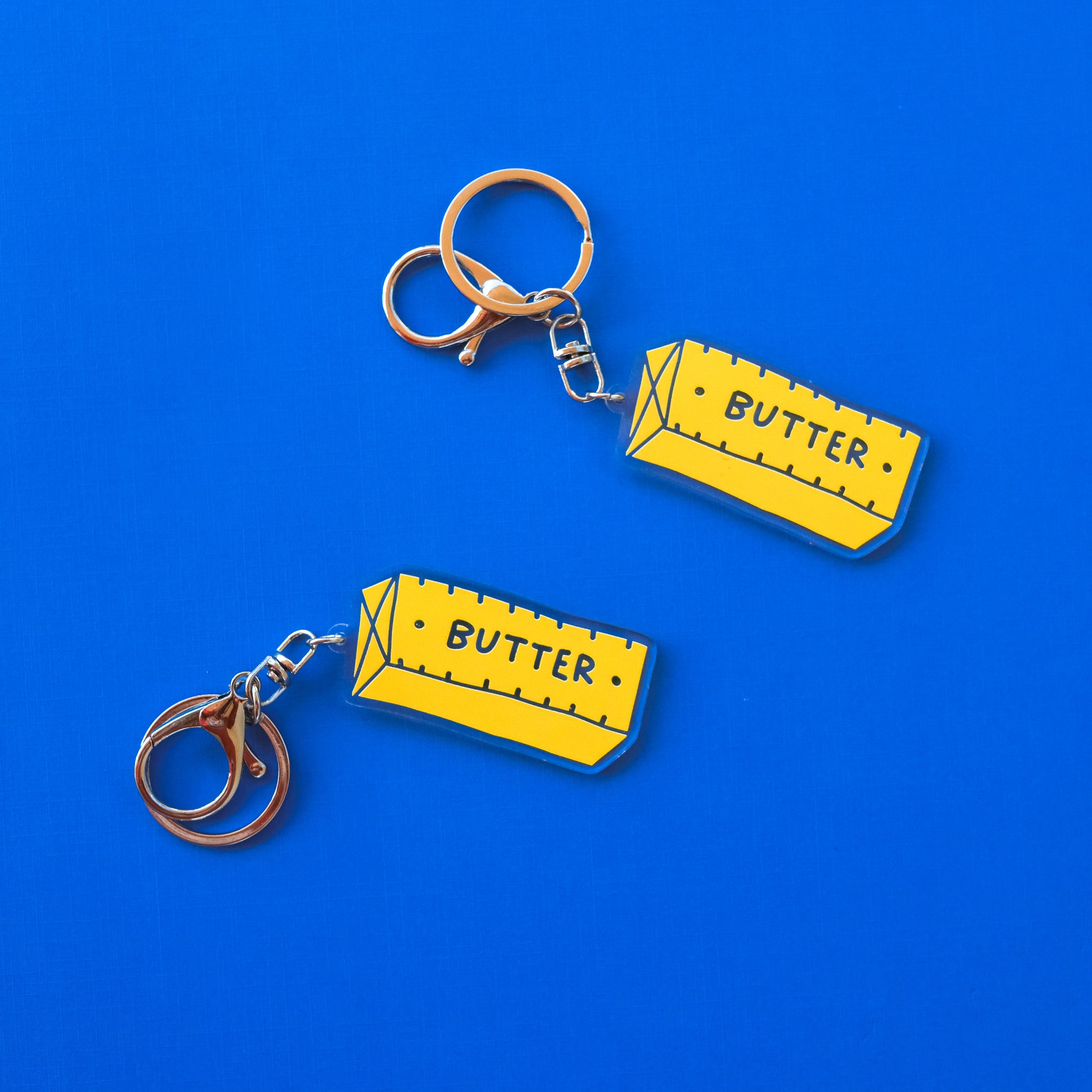 butter keychain