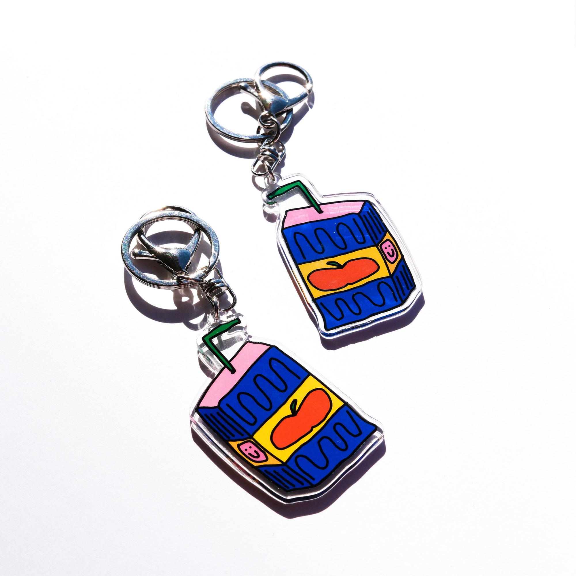 juice box keychain