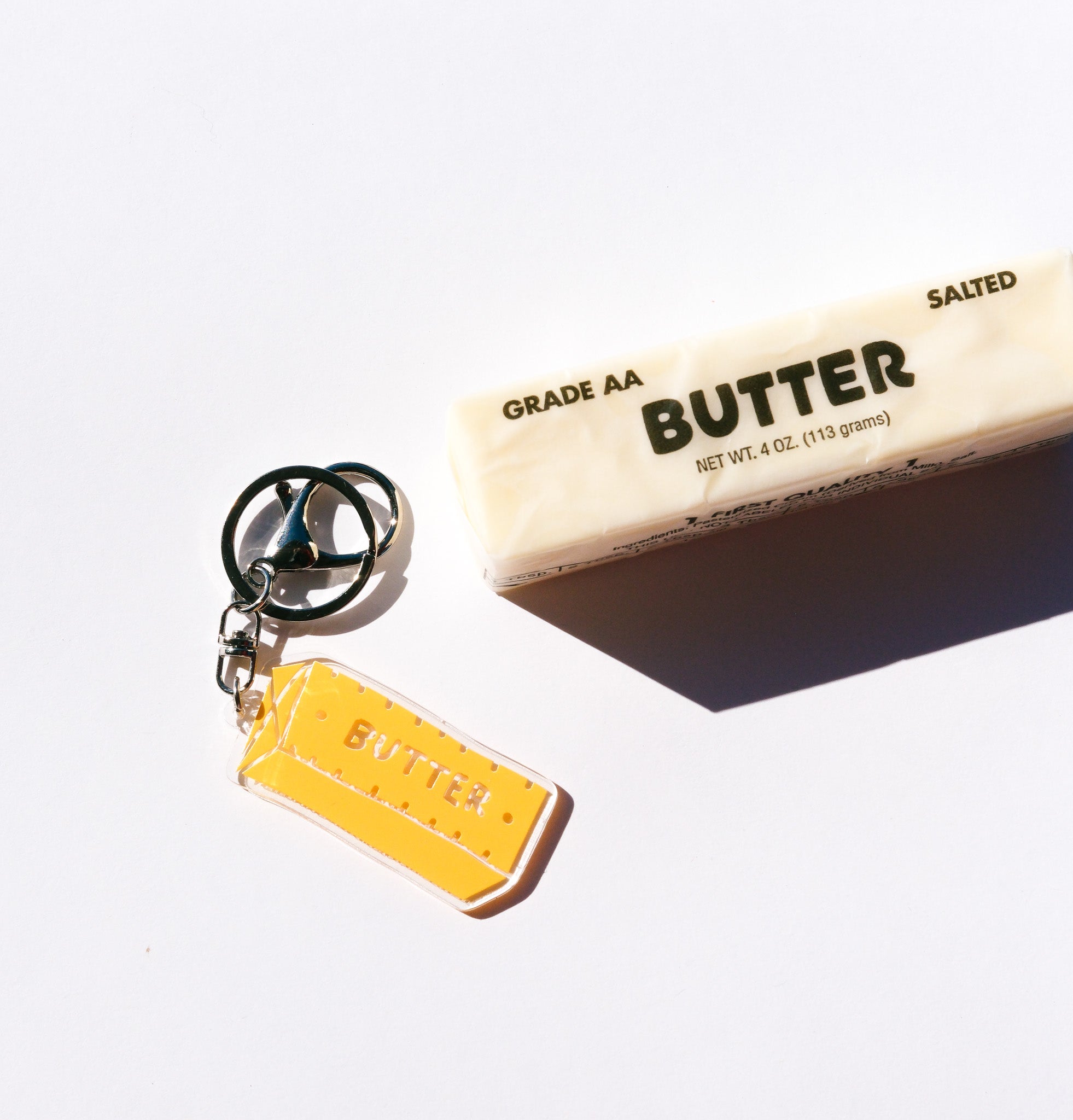 butter keychain