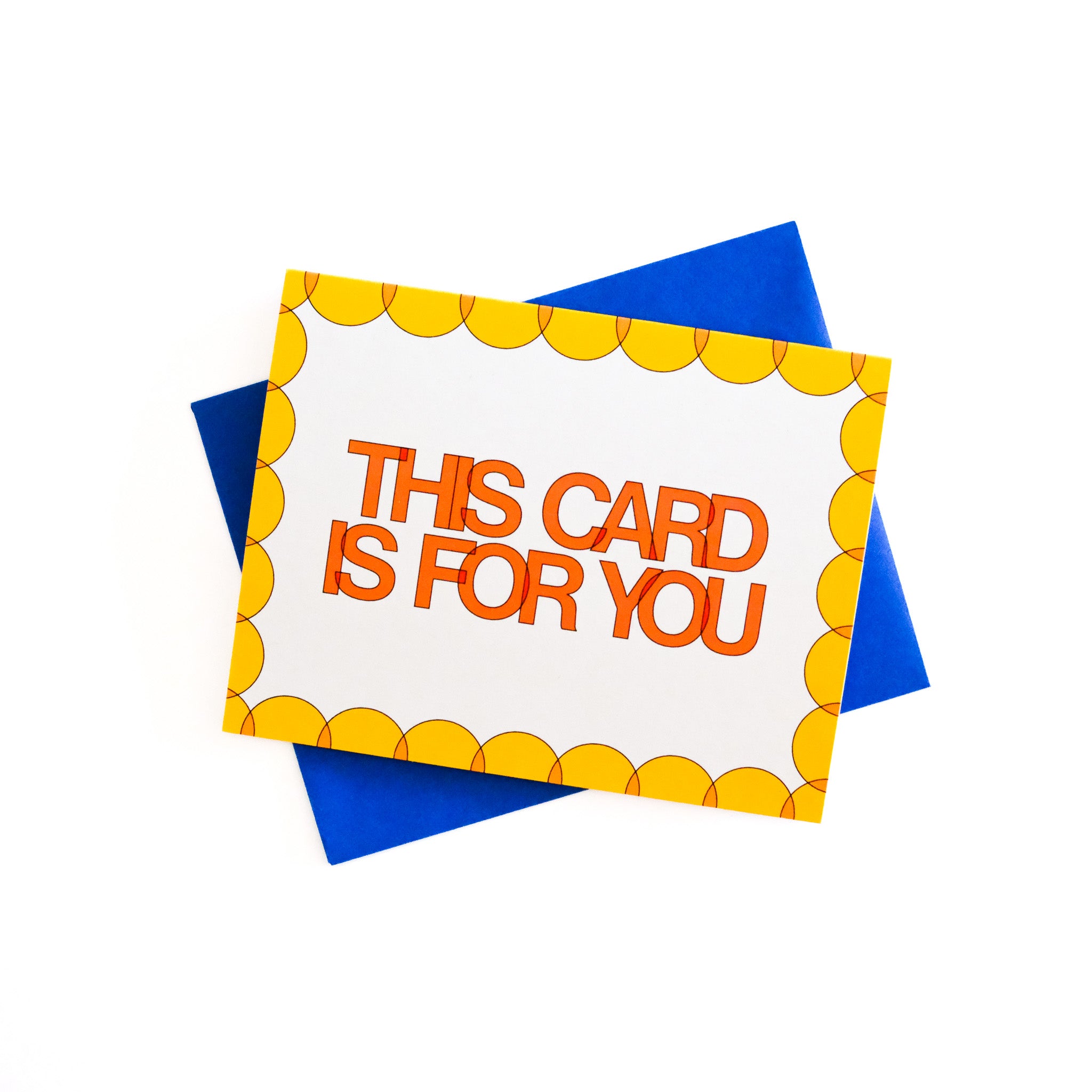 this card is for you - 8-pack greeting card set