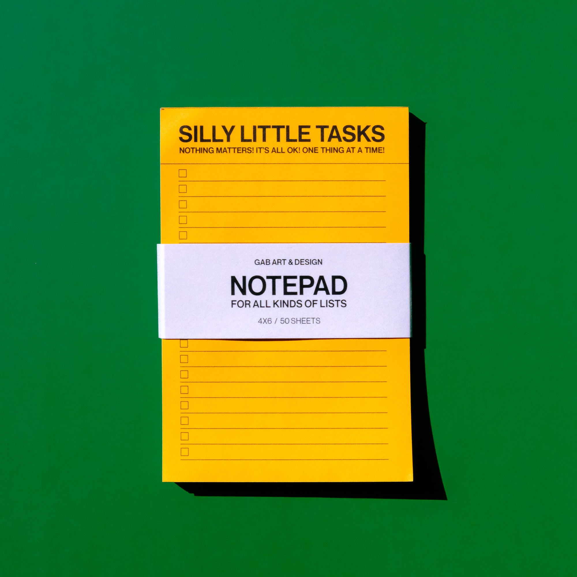 silly little tasks - list notepad