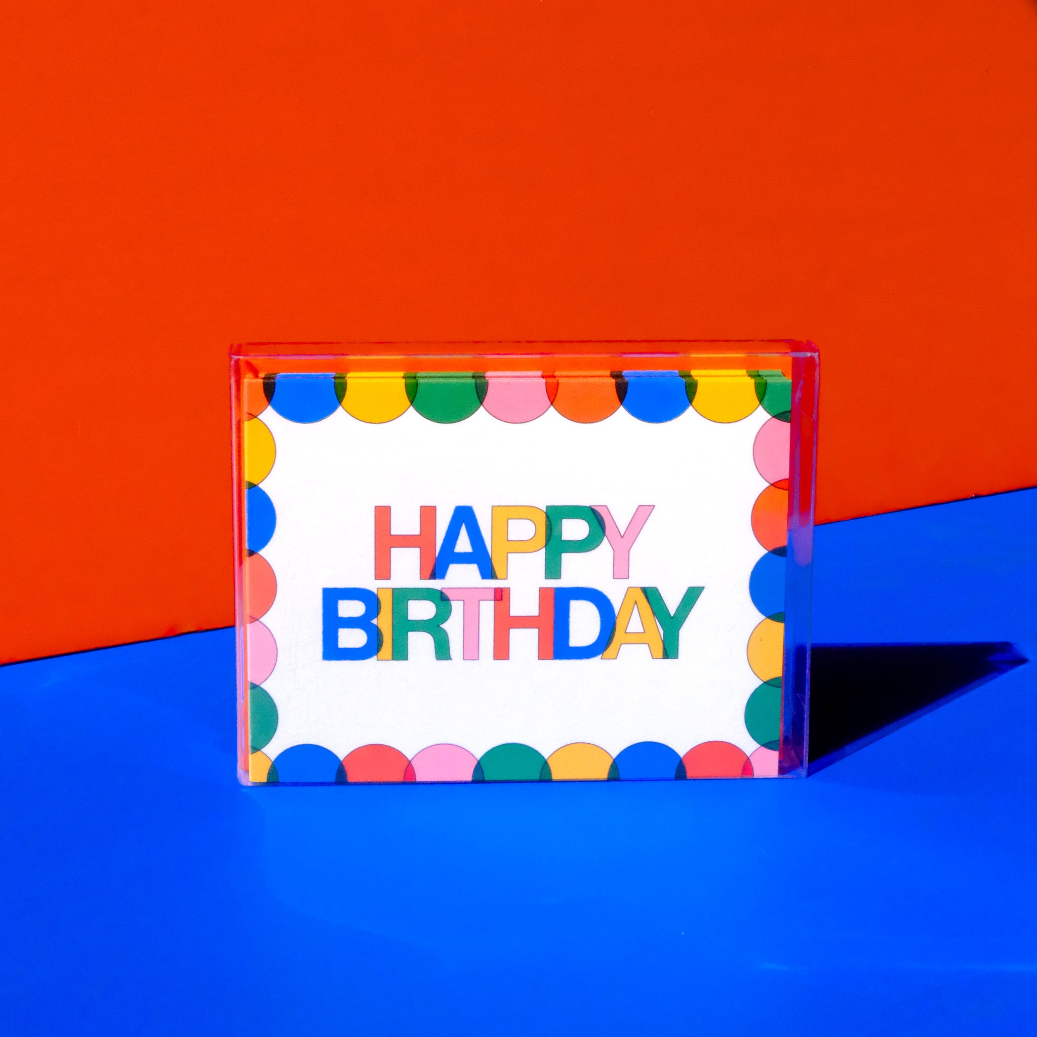 happy birthday - 8-pack greeting card set