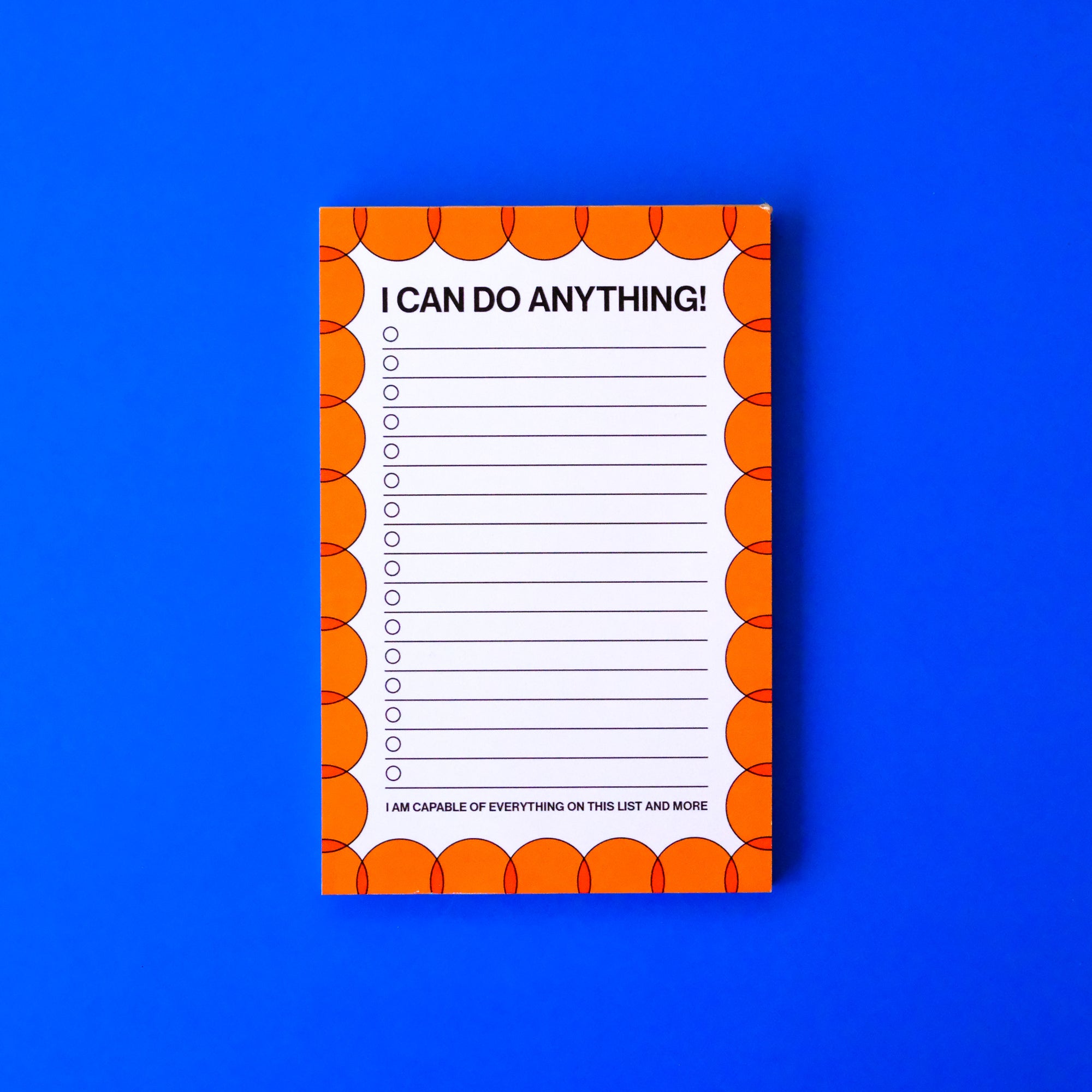 I can do anything - list notepad