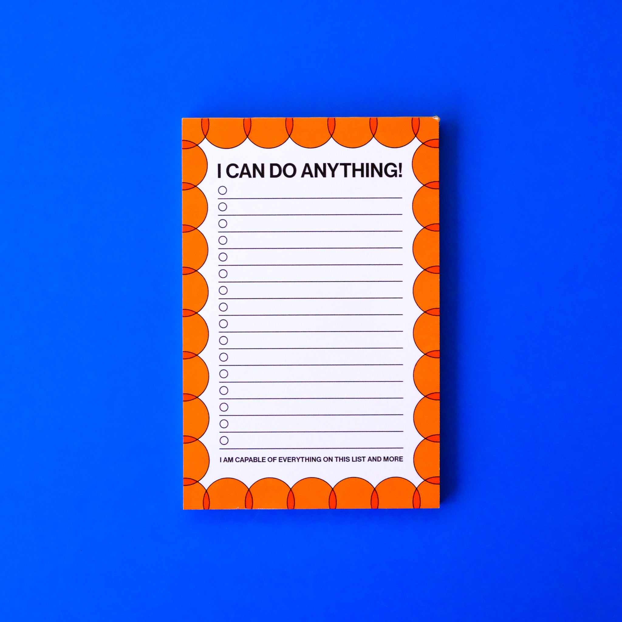 I can do anything - list notepad