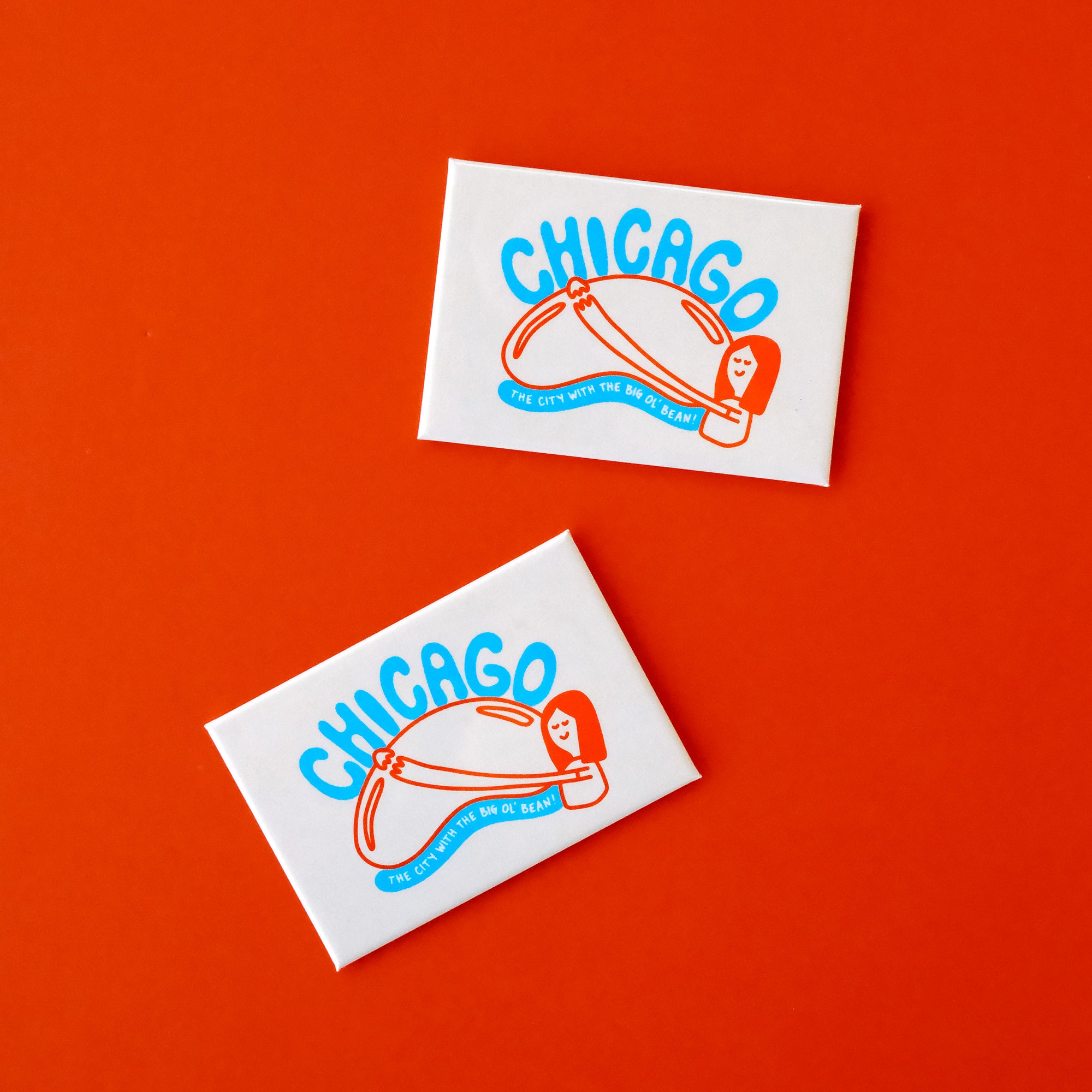 Chicago bean magnet