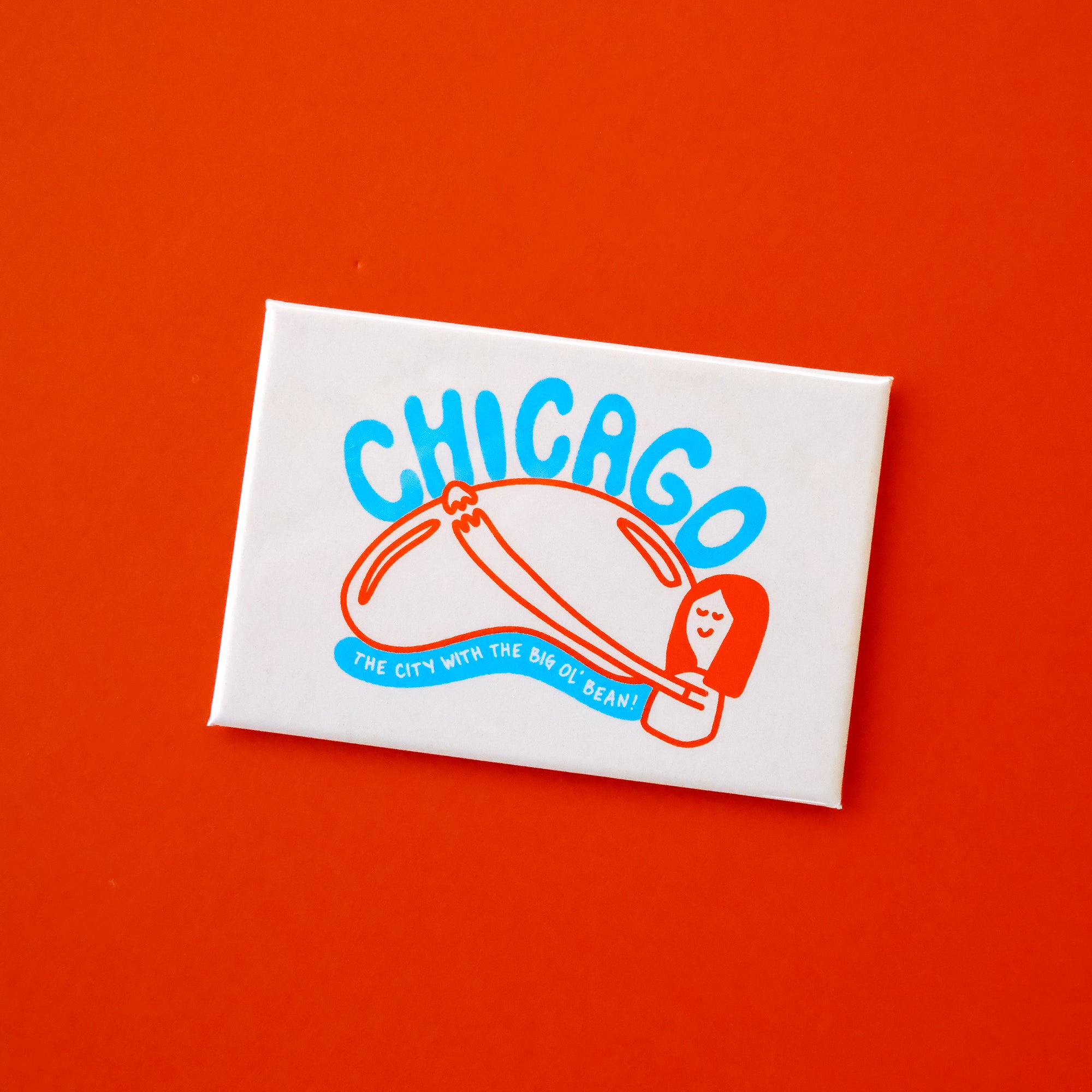 Chicago bean magnet