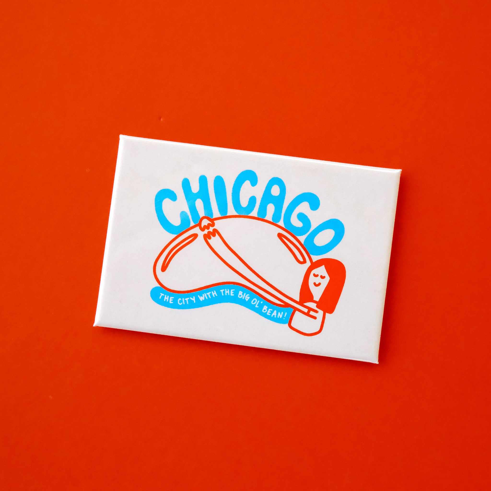 Chicago bean magnet