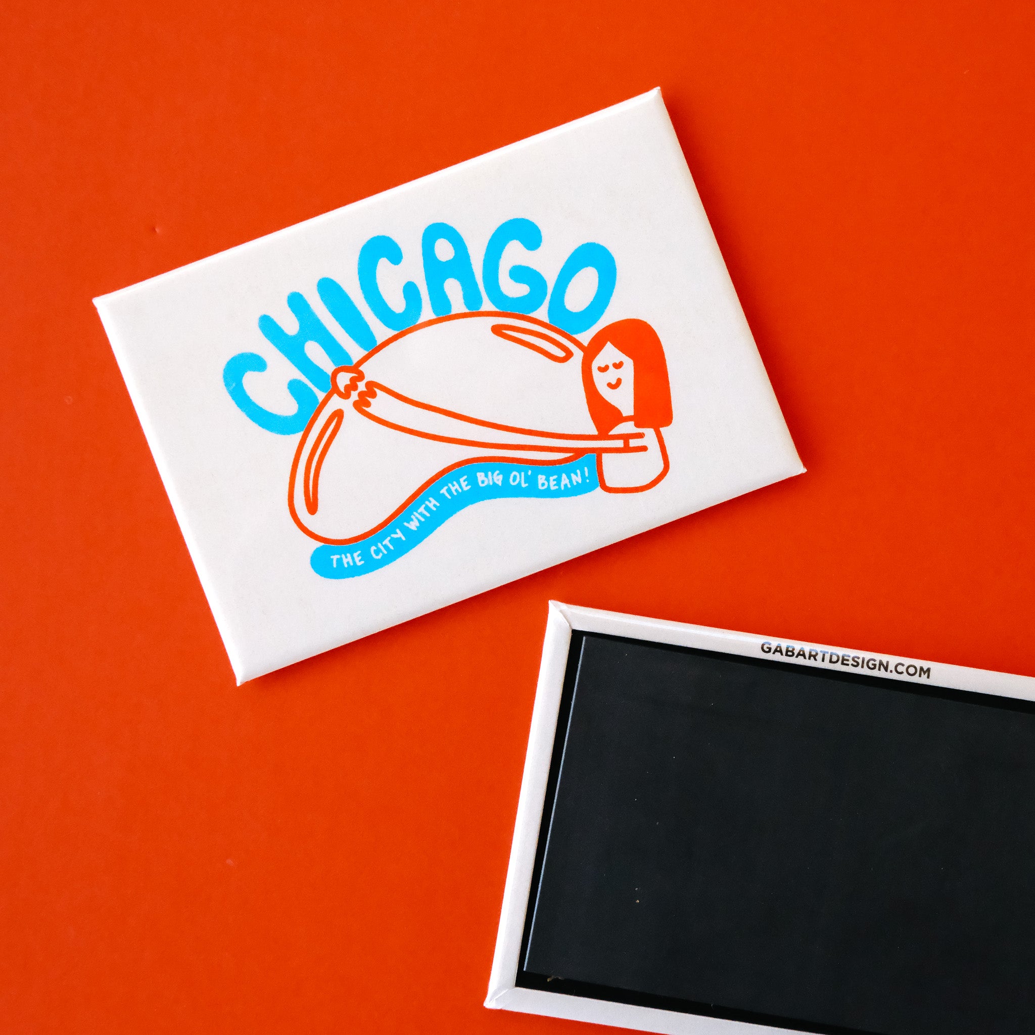 Chicago bean magnet