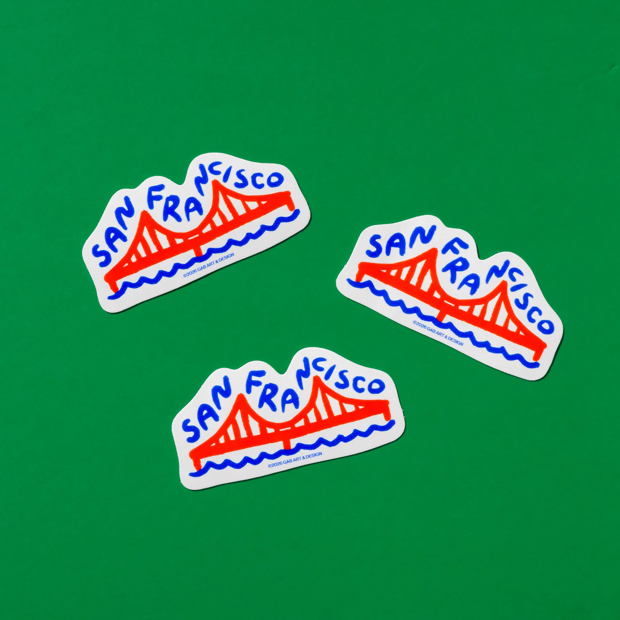 san francisco golden gate bridge sticker