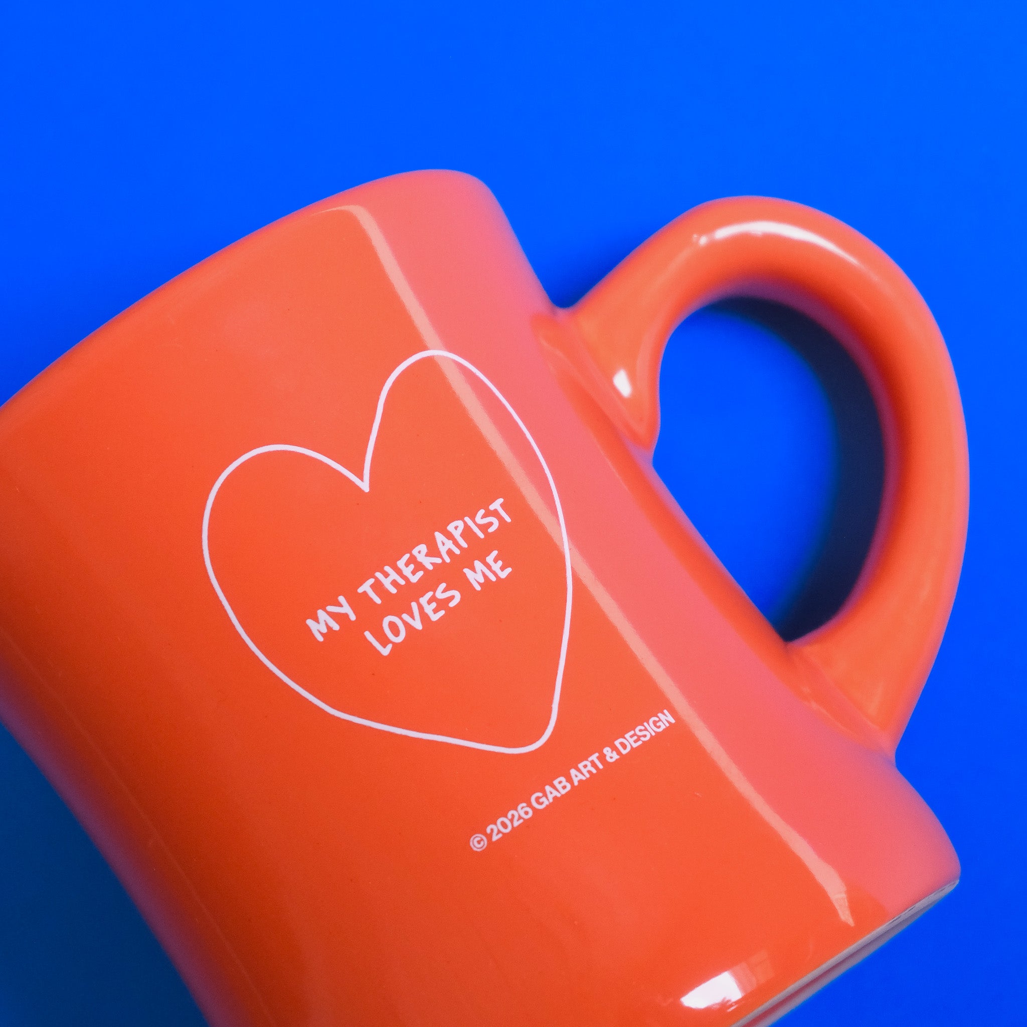 my therapist loves me - diner mug