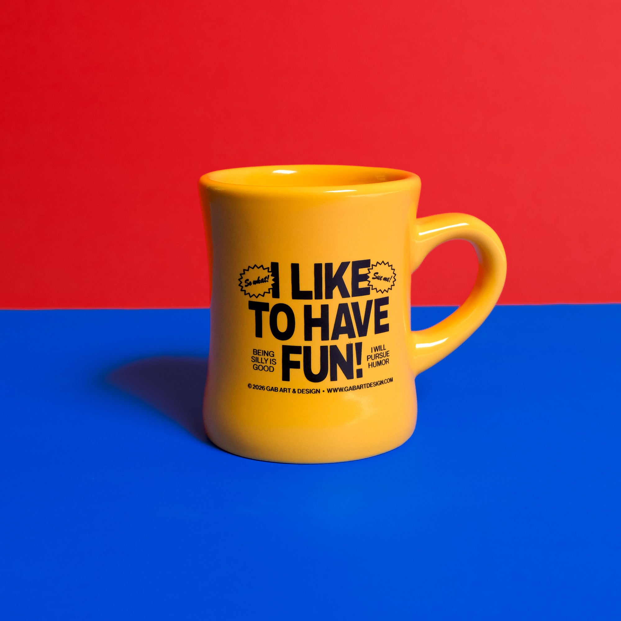 I like to have fun - diner mug