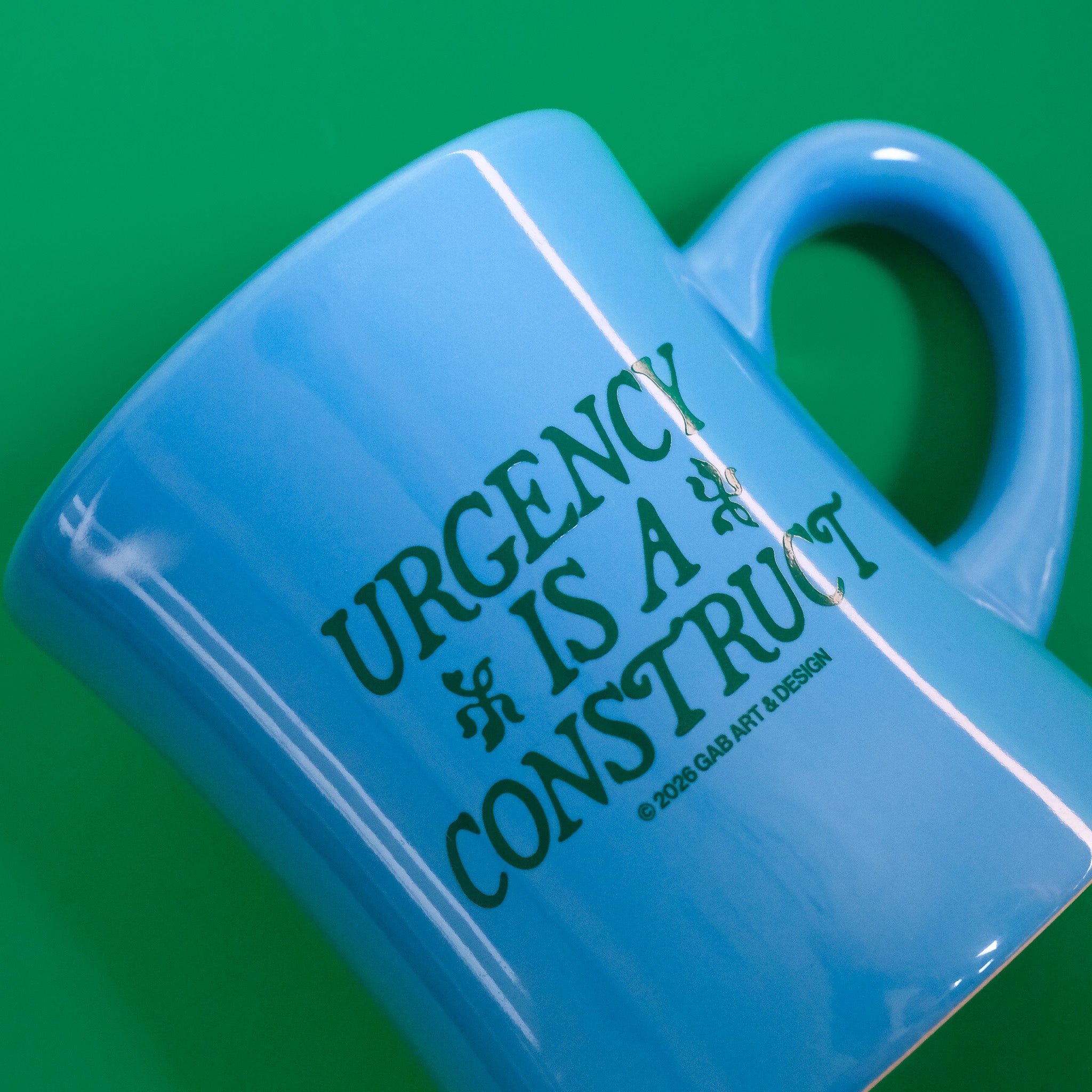 urgency is a construct - diner mug