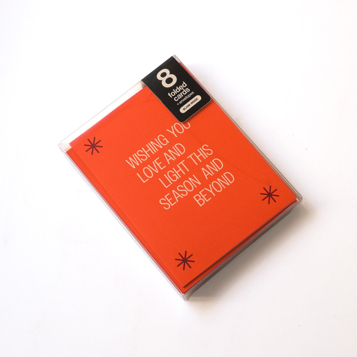 love and light - 8-pack holiday greeting card set