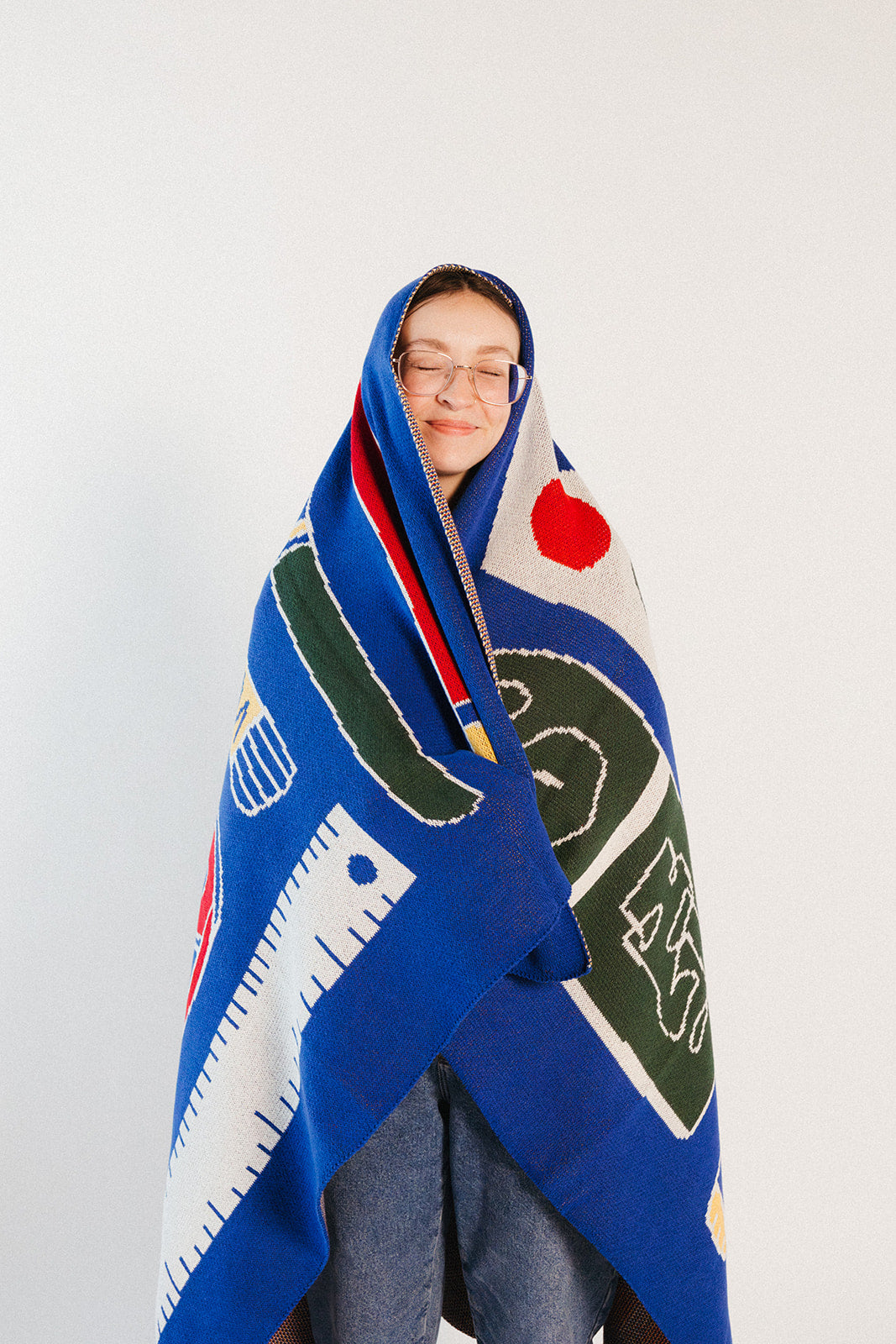 arts & crafts knit blanket