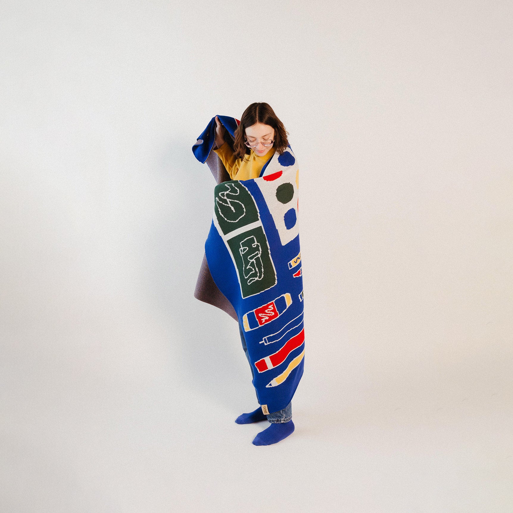 arts & crafts knit blanket