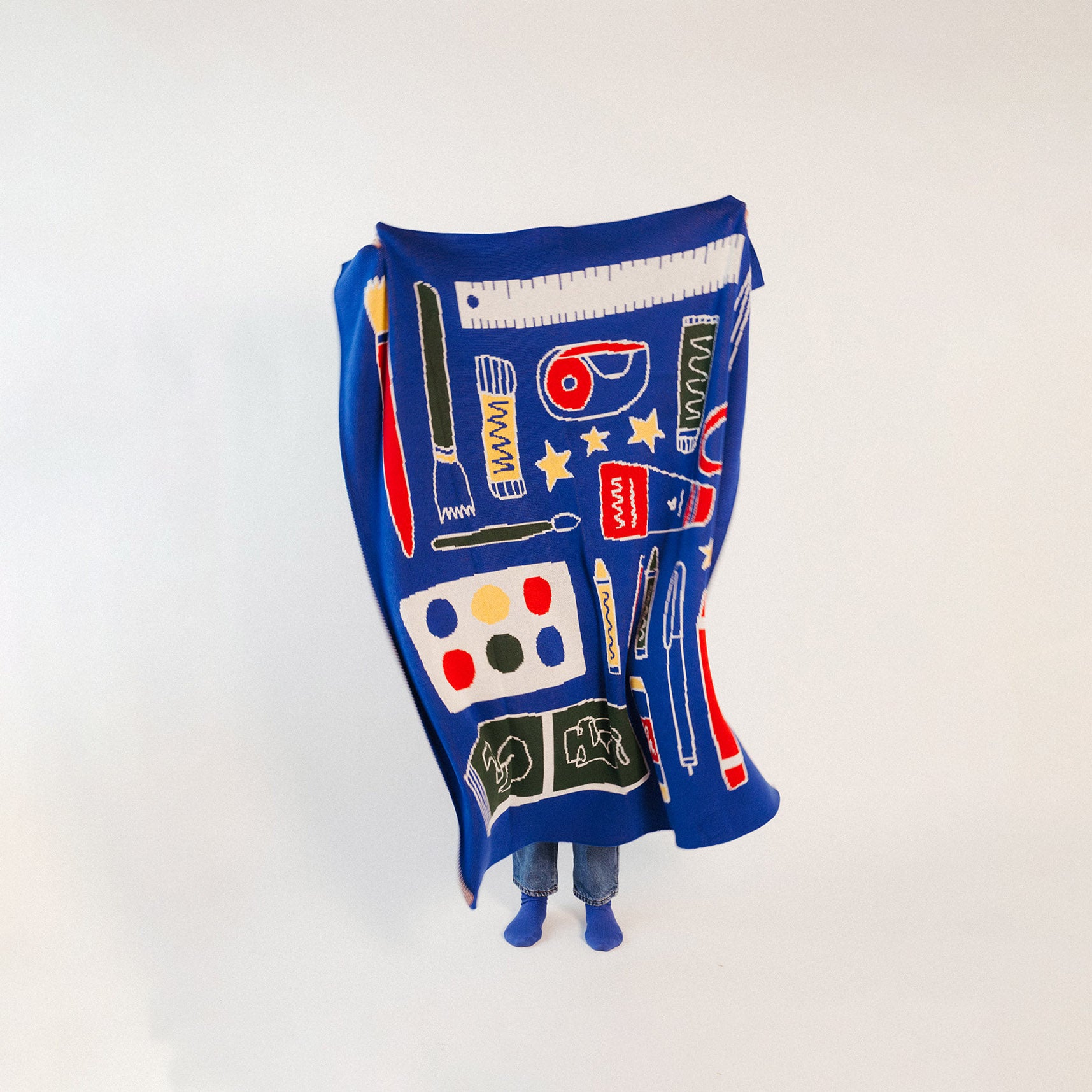 arts & crafts knit blanket
