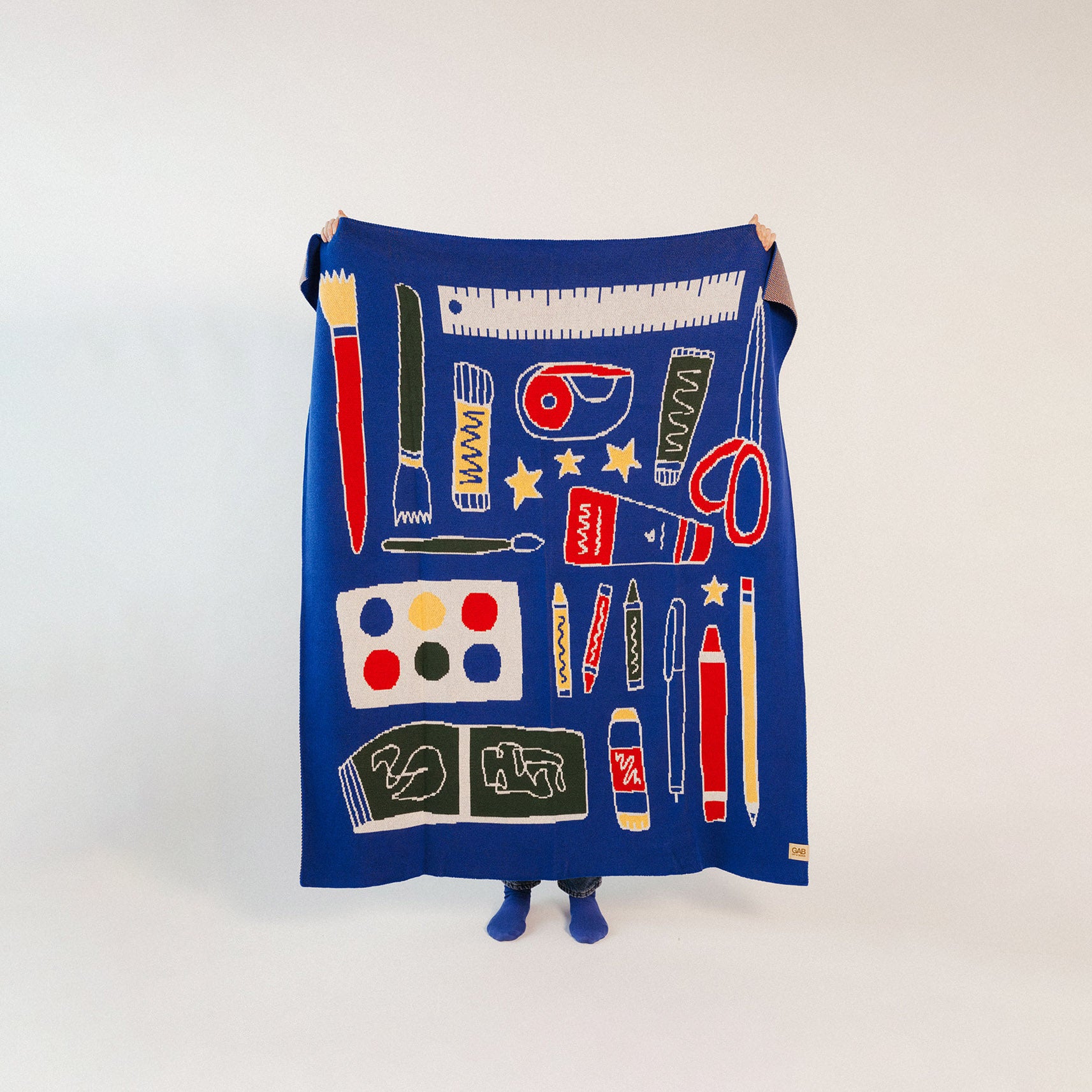 arts & crafts knit blanket