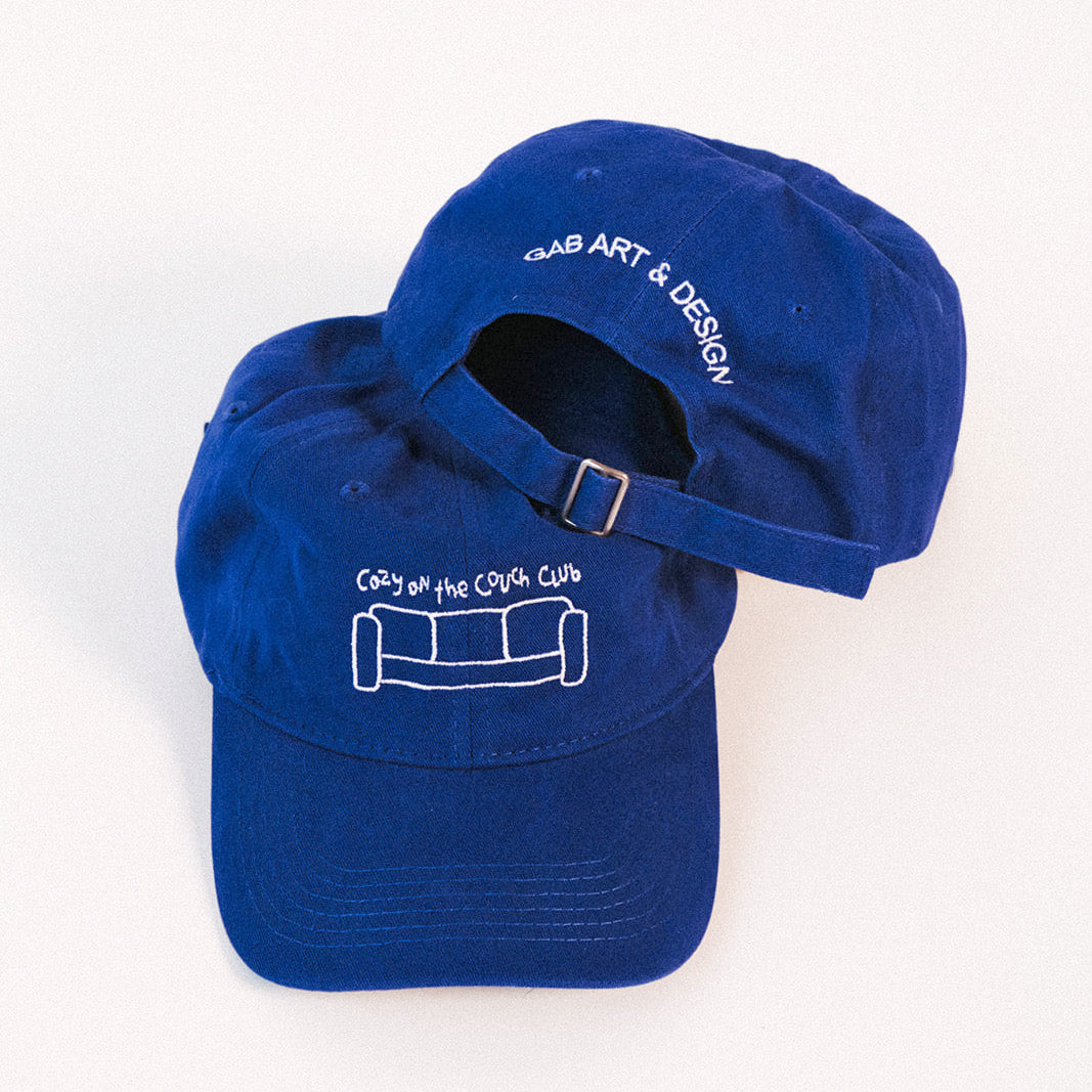 cozy on the couch club hat