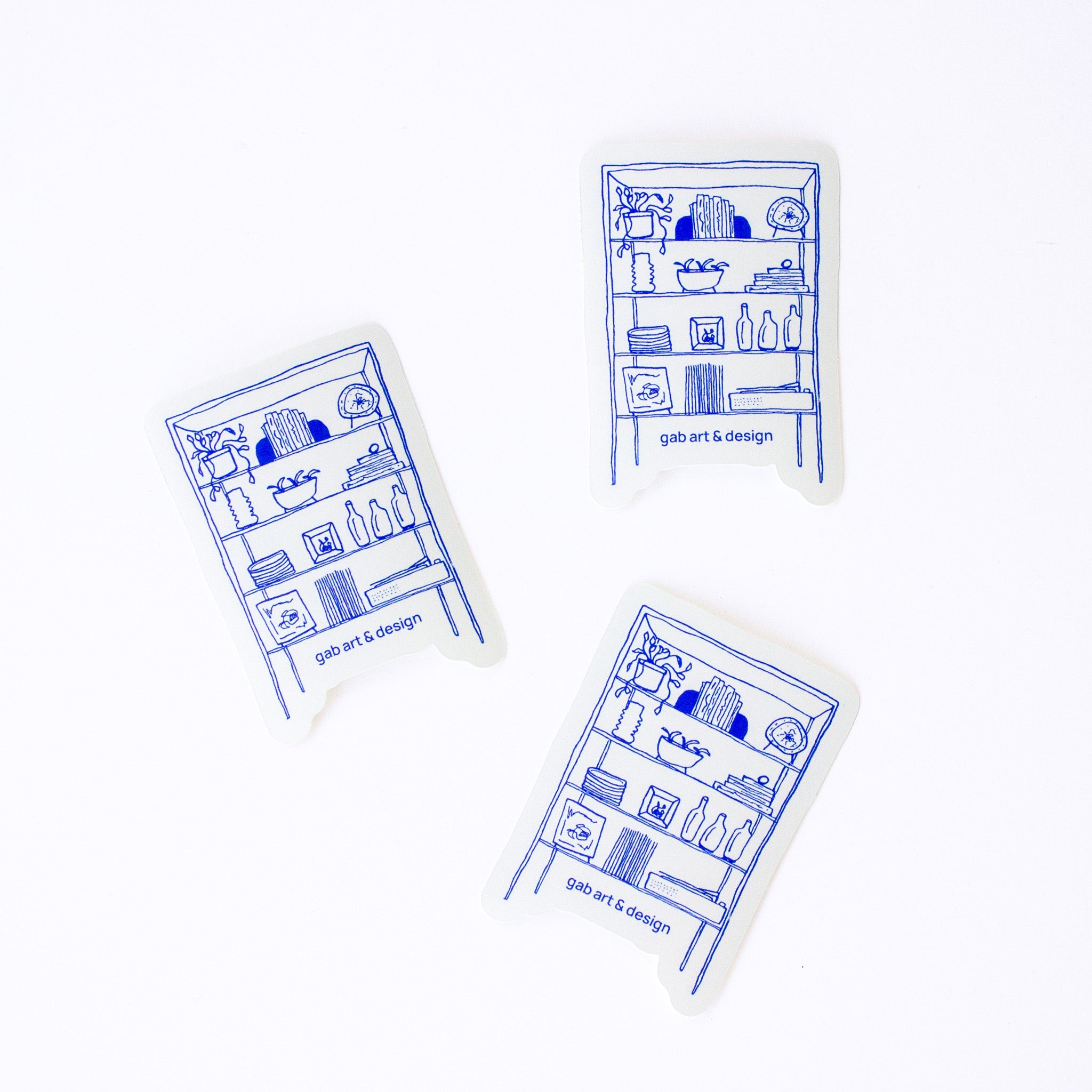 shelf sketch sticker