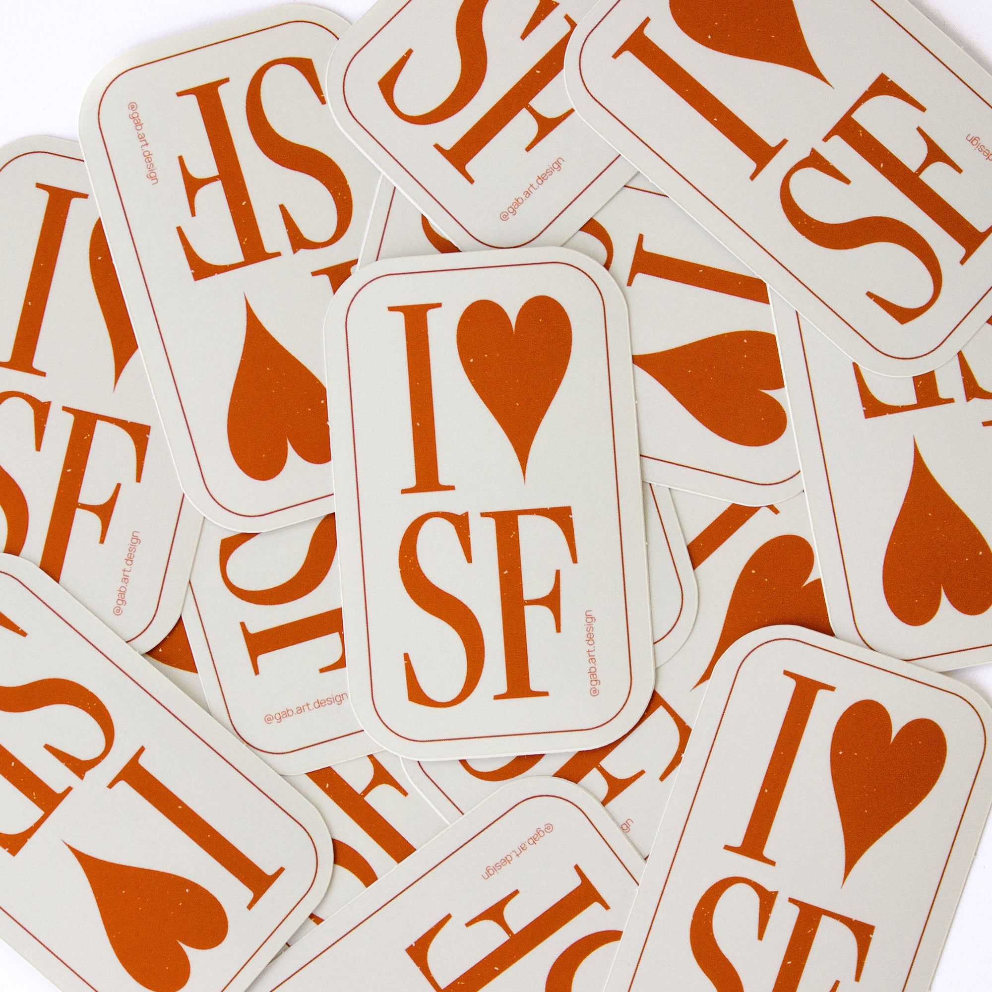 I <3 SF sticker
