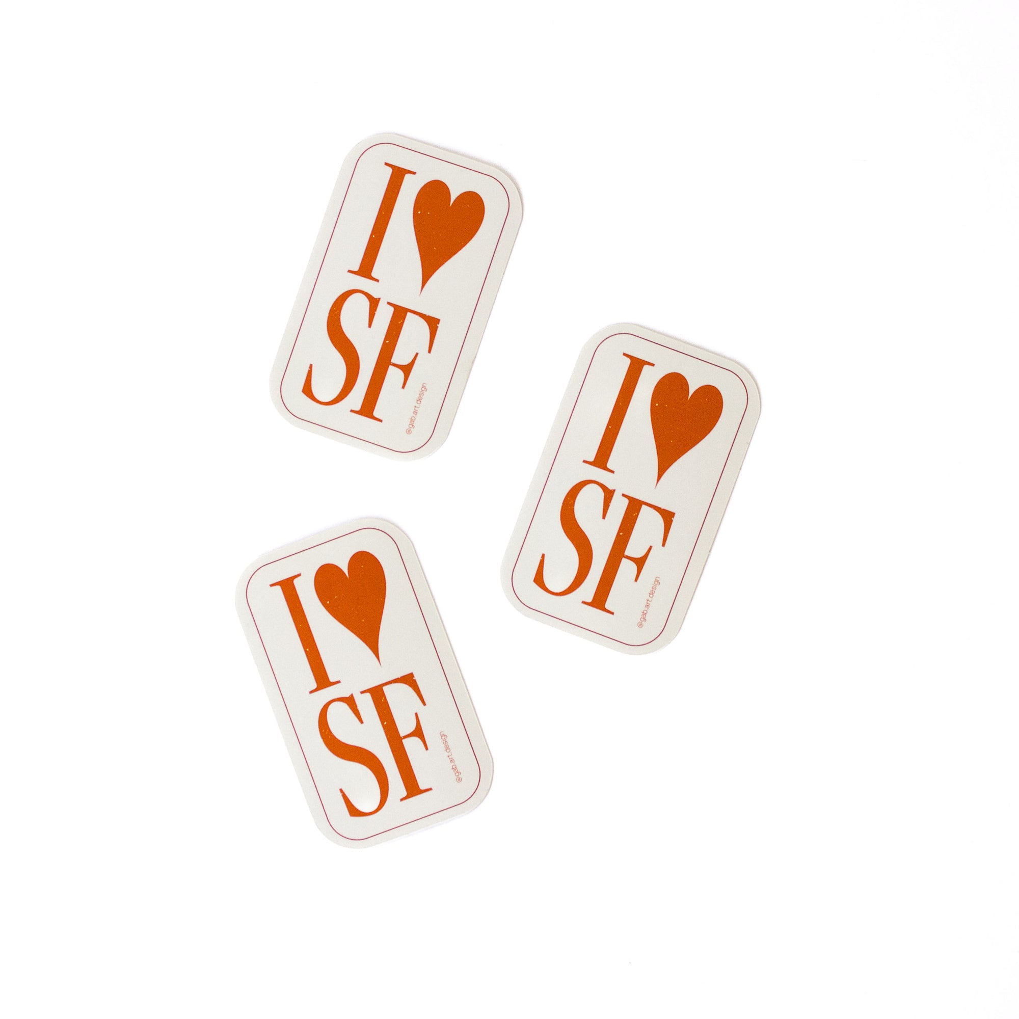 I <3 SF sticker