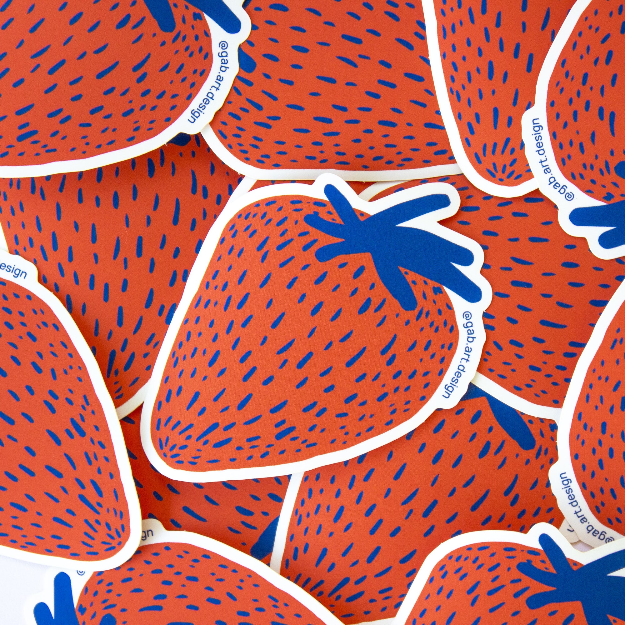 strawberry sticker