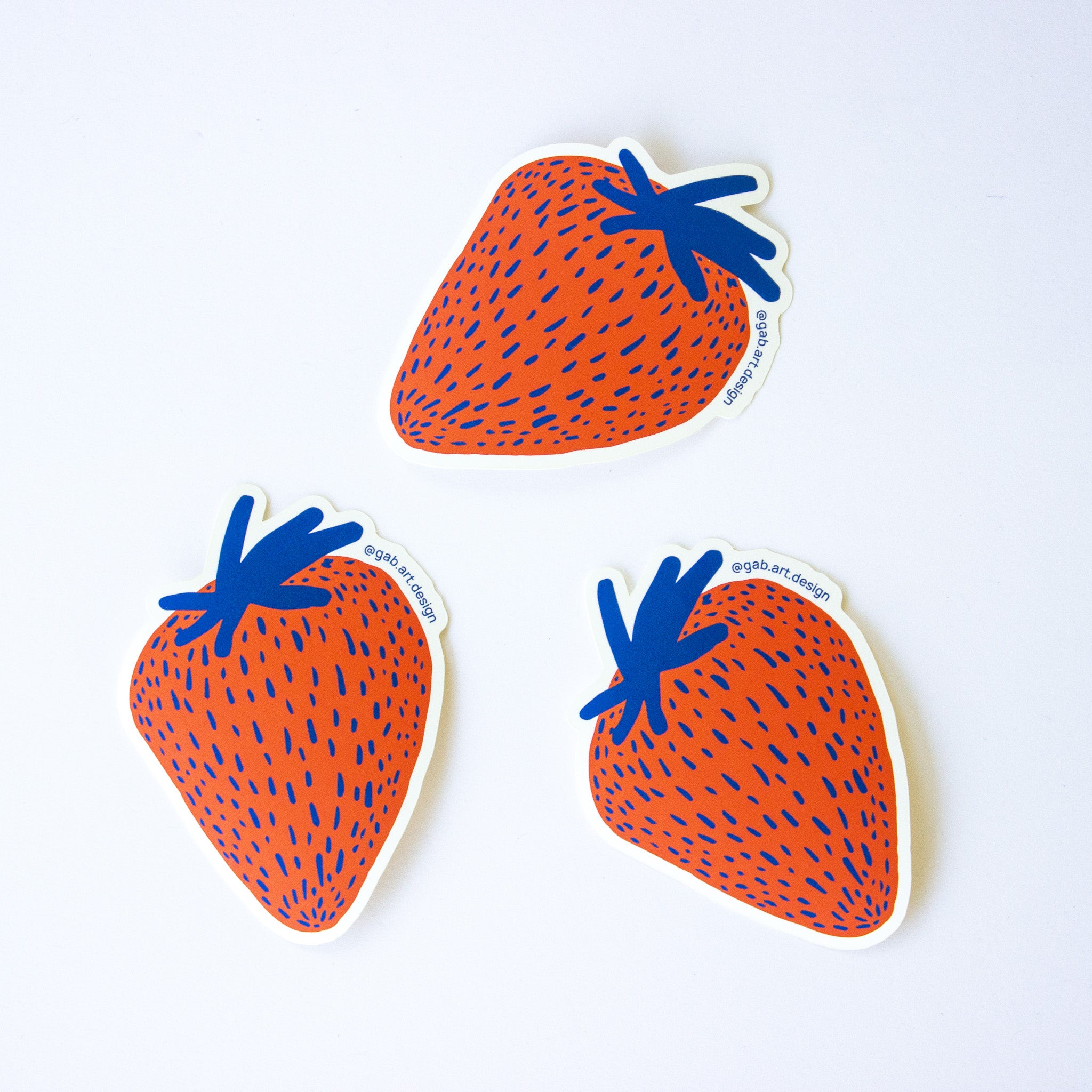 strawberry sticker