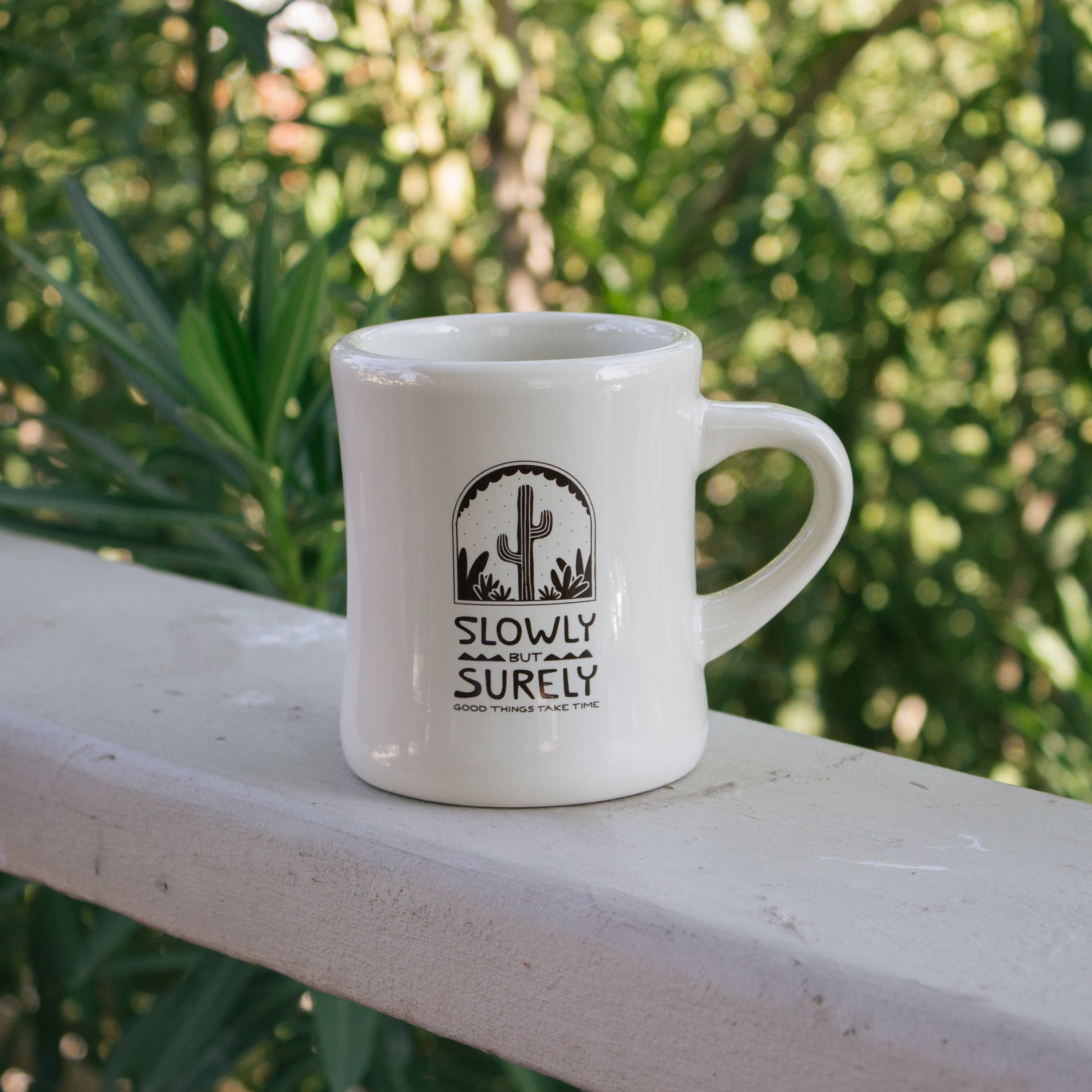 slowly but surely - diner mug